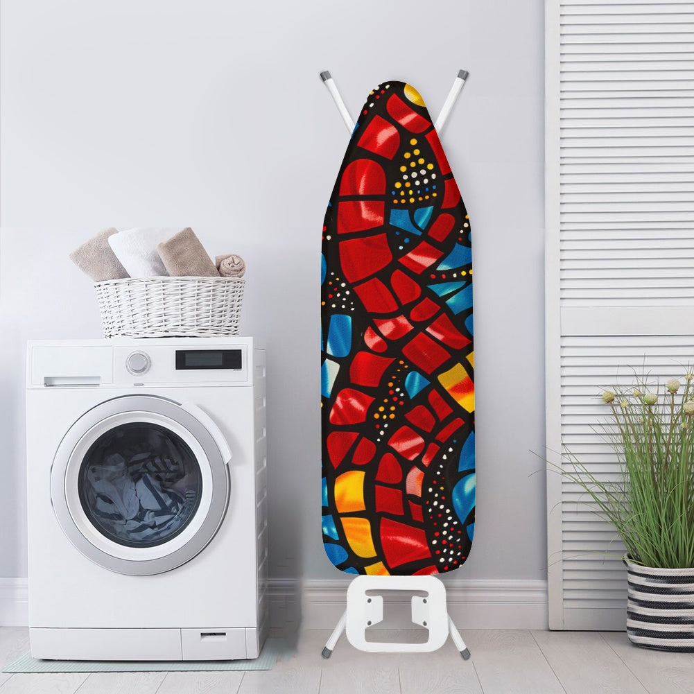 Ironing Board Cover - Velvet's View - Elegant Adinkra-Inspired Fabric Collection