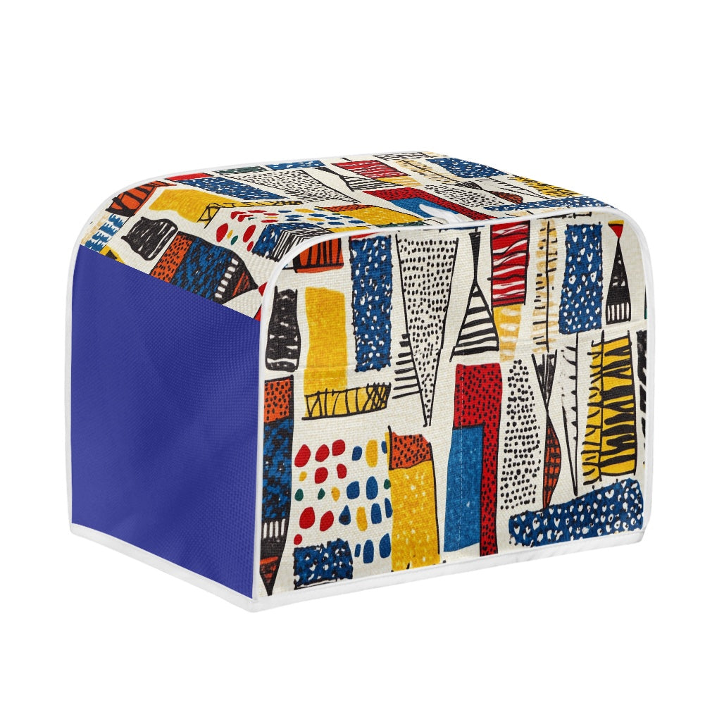Elegant Adinkra-Inspired Fabric Collection -Toaster Cover - #2021