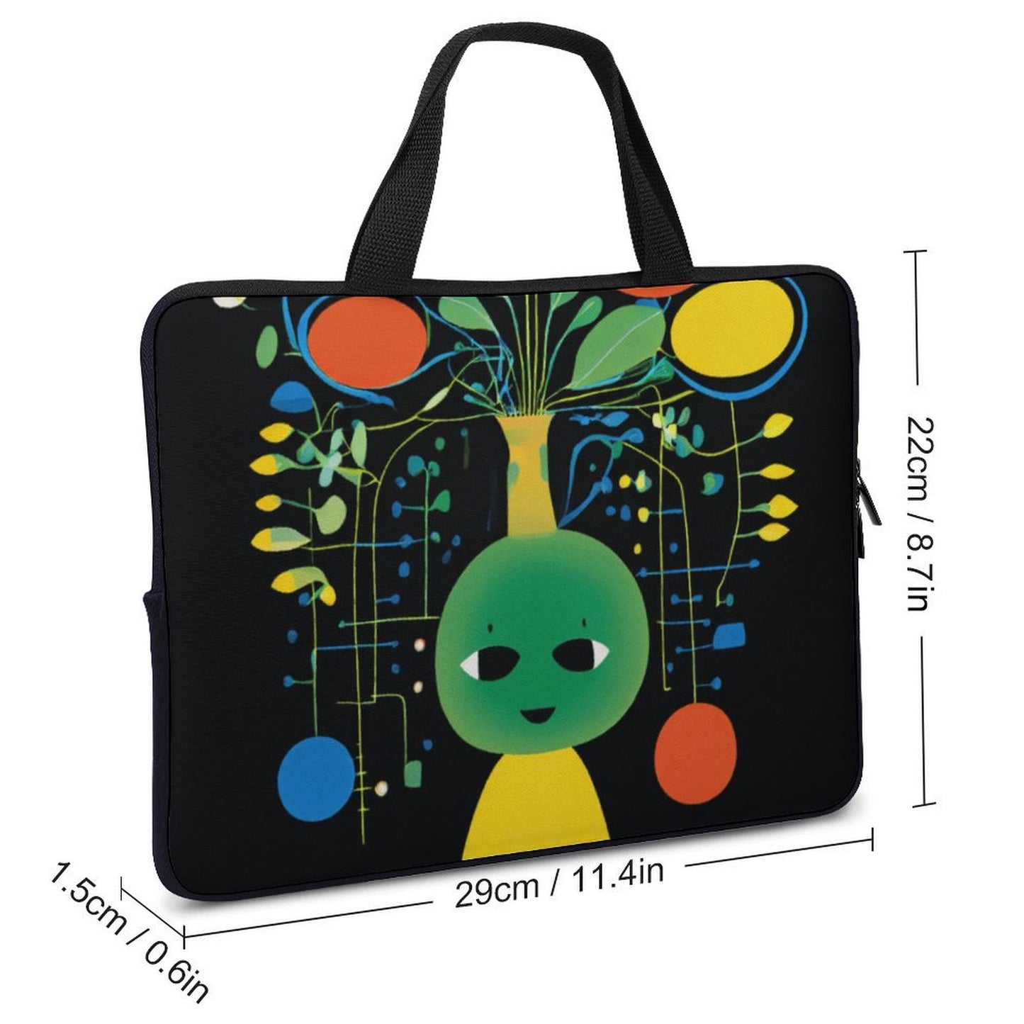 Laptop Bag - Black Girl Art - Velvet’s View - Artistic Laptop Covers Collection - Laptop Bag (Multiple Sizes) #2051
