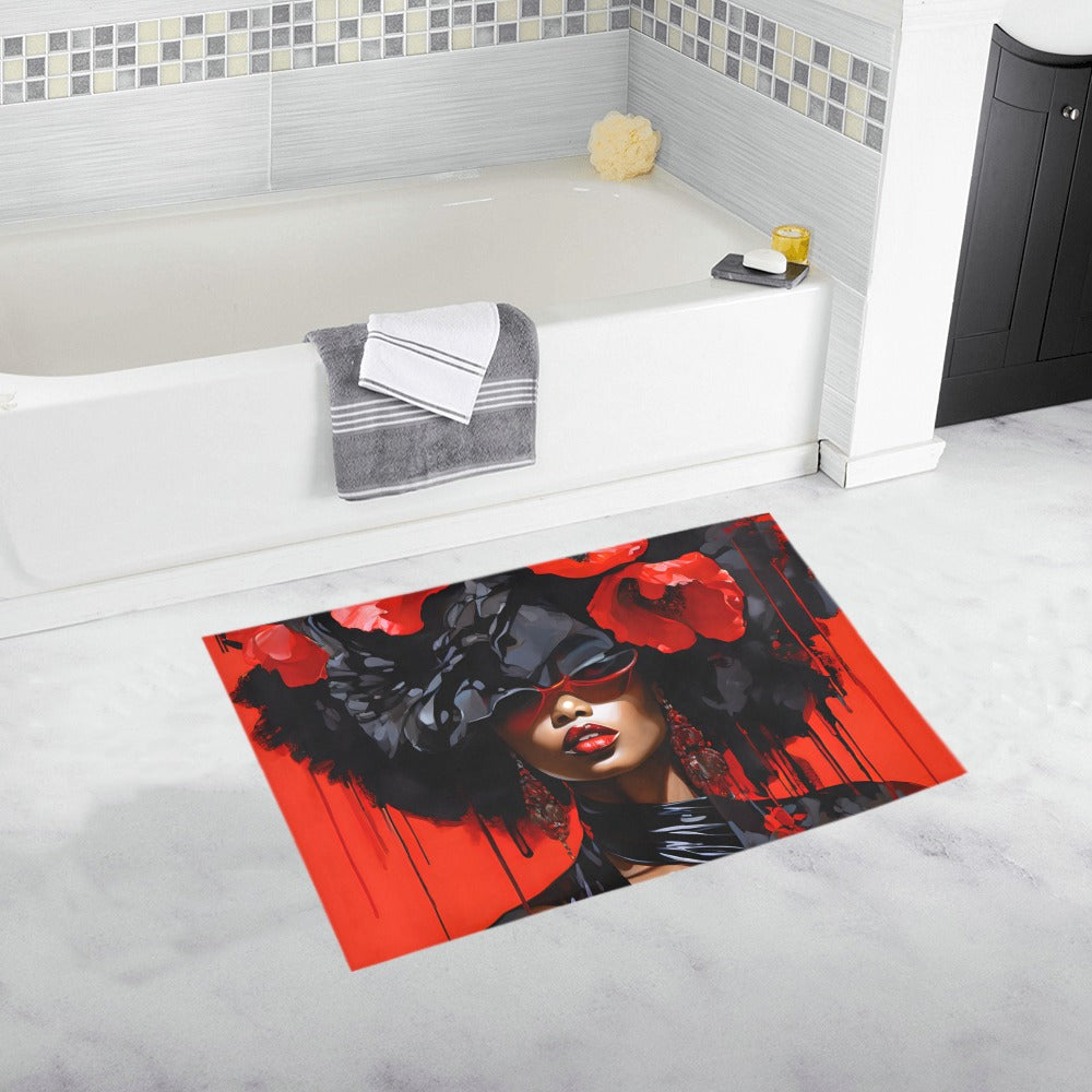 Bath Rug - Velvet's View - Bold Elegance - The Poppy Collection