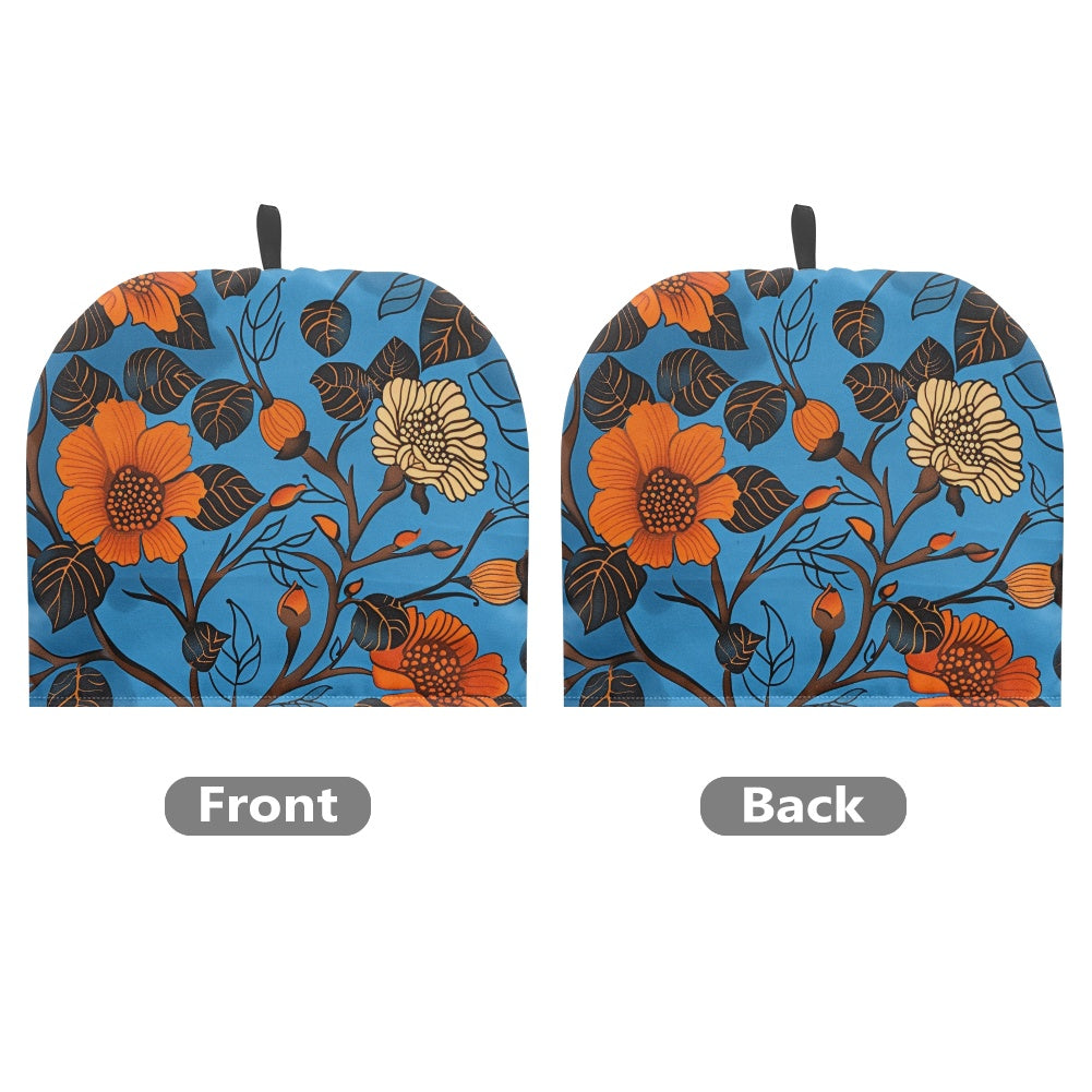 Cavcas Teapot Cover - Velvet's View - Elegant Adinkra-Inspired Fabric Collection -