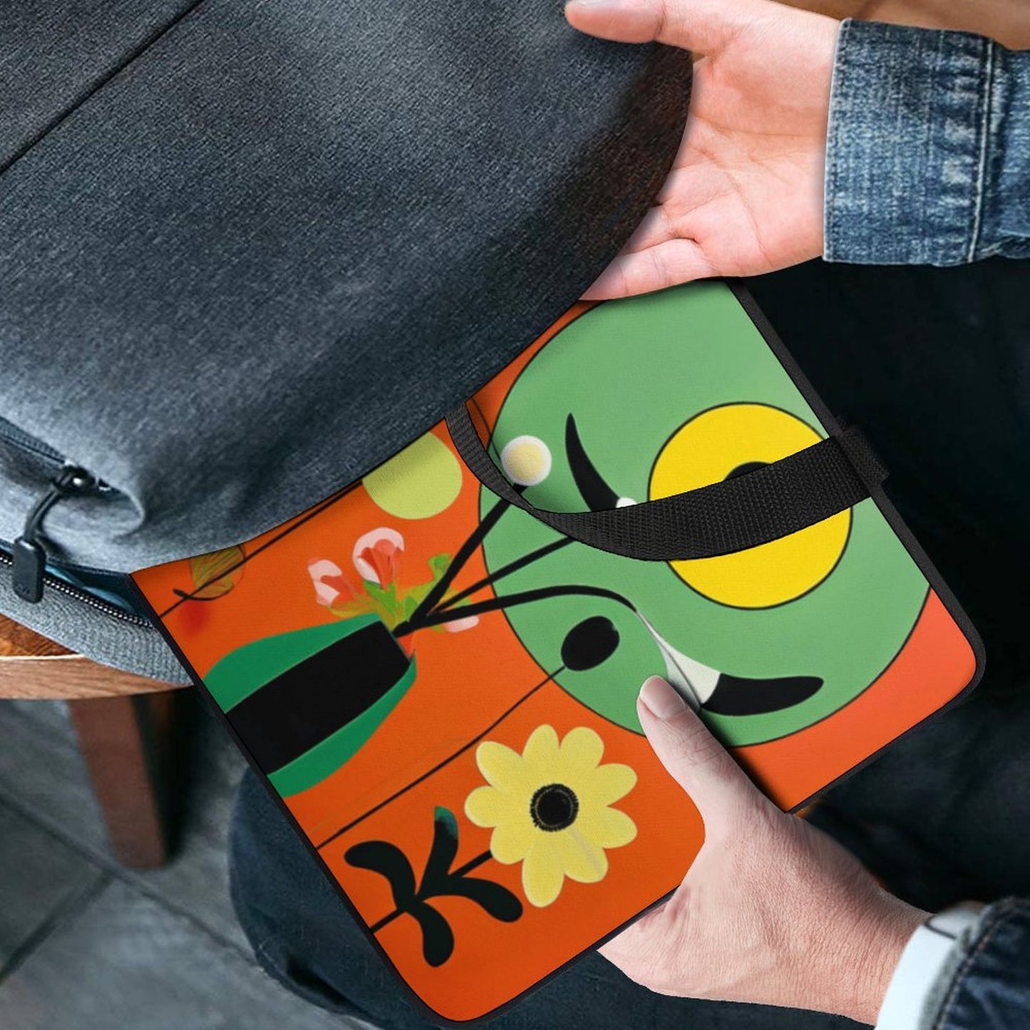 Laptop Bag - Black Girl Art - Velvet’s View - Artistic Laptop Covers Collection - Laptop Bag (Multiple Sizes) #2050