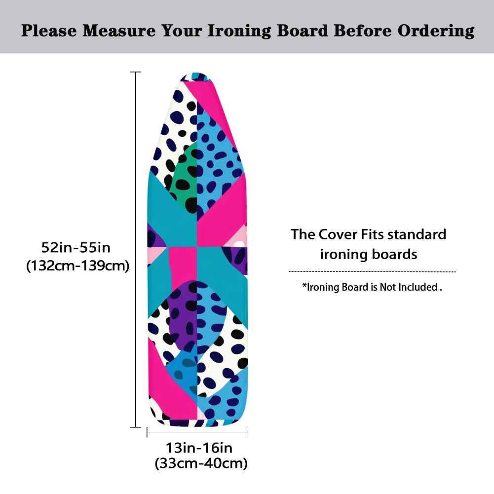 Ironing Board Cover - Velvet's View - Pop Vibrance Collection - Dynamic Patterns and Energetic Textures