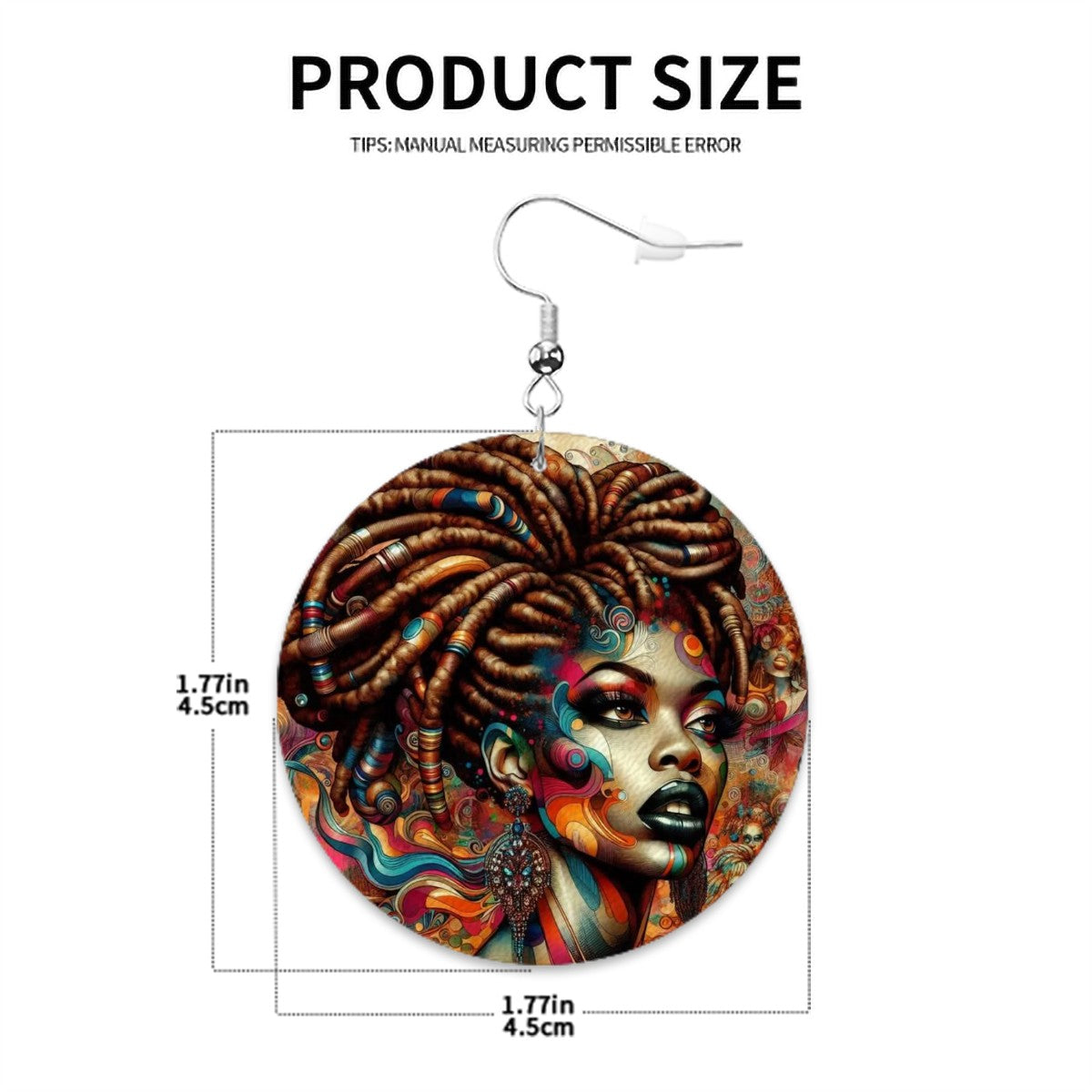 Leather Round Earrings - Velvet's View