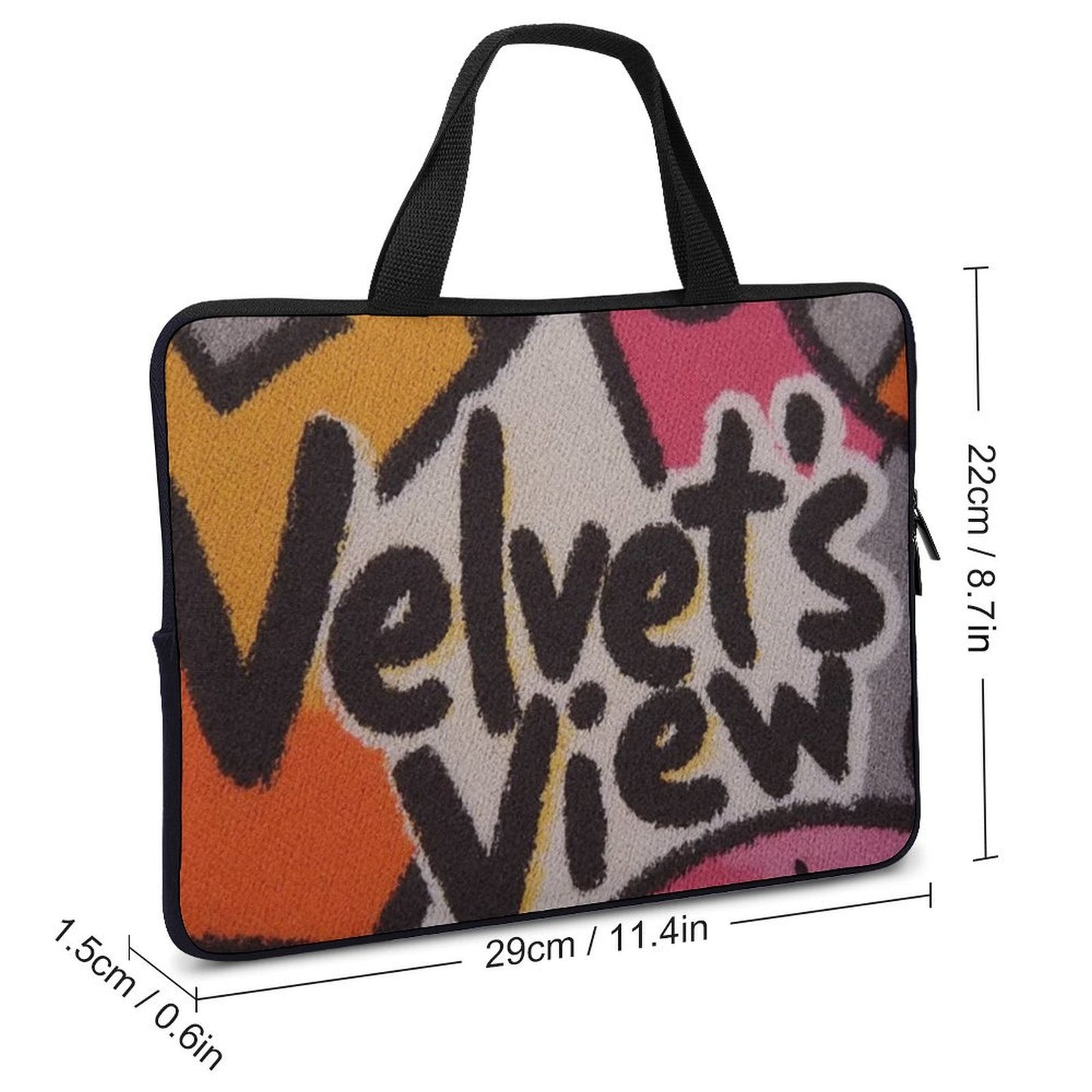 Laptop Bag - Black Girl Art - Velvet’s View - Artistic Laptop Covers Collection - Laptop Bag (Multiple Sizes) #2062