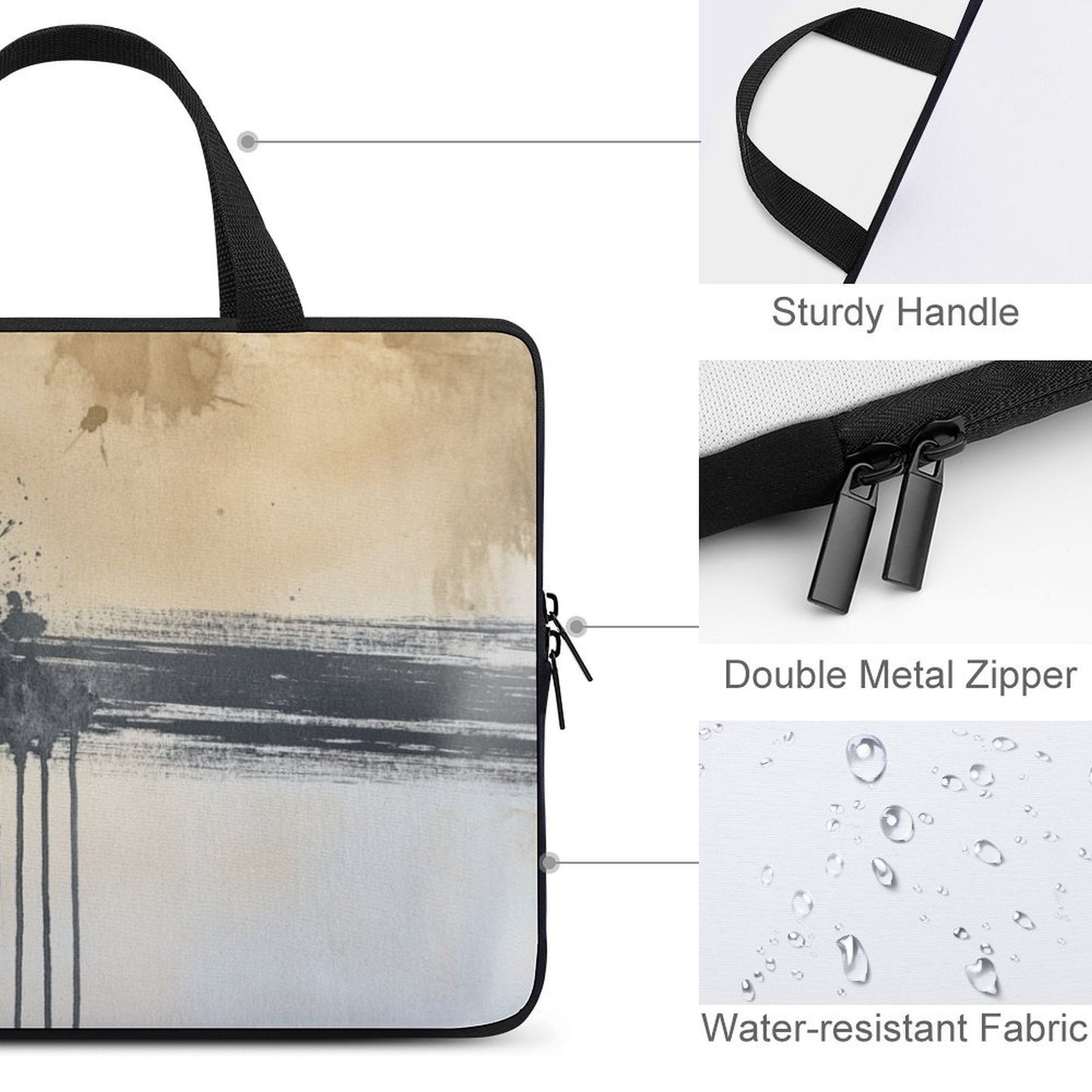 Laptop Bag - Black Girl Art - Velvet’s View - Artistic Laptop Covers Collection - Laptop Bag (Multiple Sizes) #2052