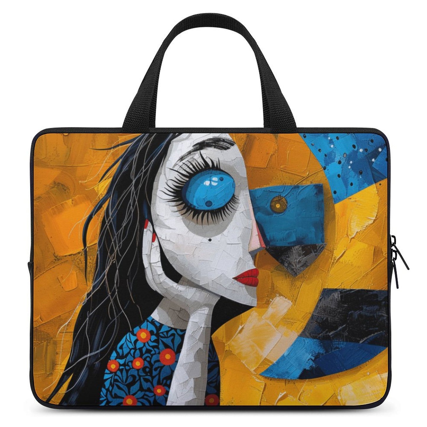 Laptop Bag - Black Girl Art - Velvet’s View - Artistic Laptop Covers Collection - Laptop Bag (Multiple Sizes) #2047