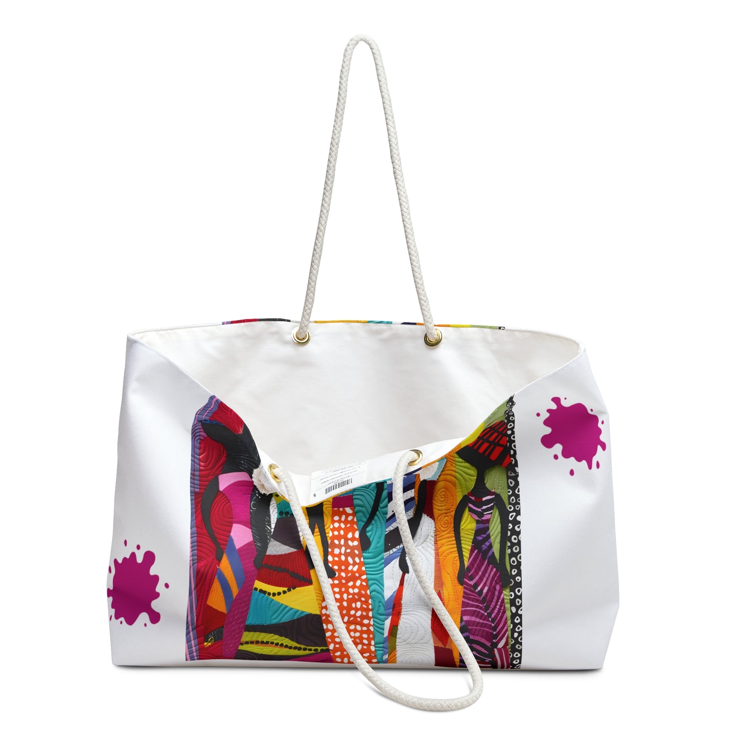 Weekender Bag - Afro Chic: A Celebration of Vibrant Elegance - #2014