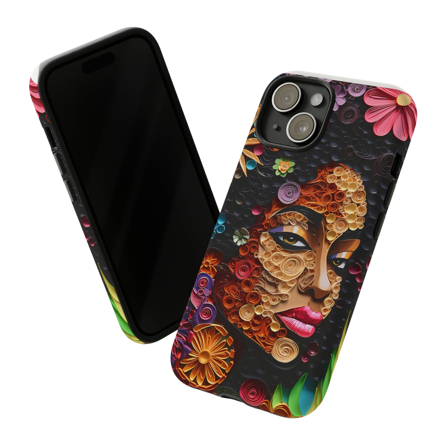 Tough Phone Cases - Black Girl Art - Velvet's