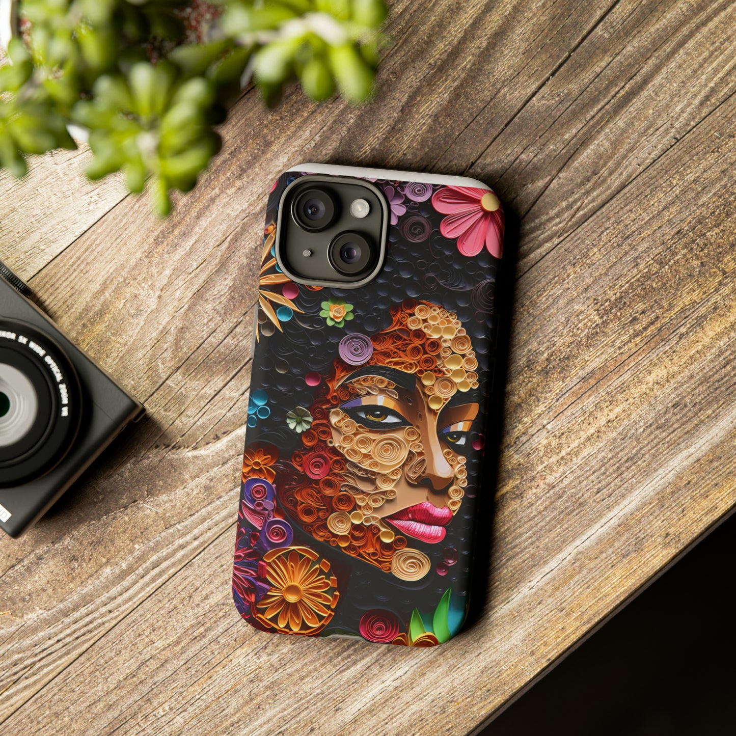 Tough Phone Cases - Black Girl Art - Velvet's