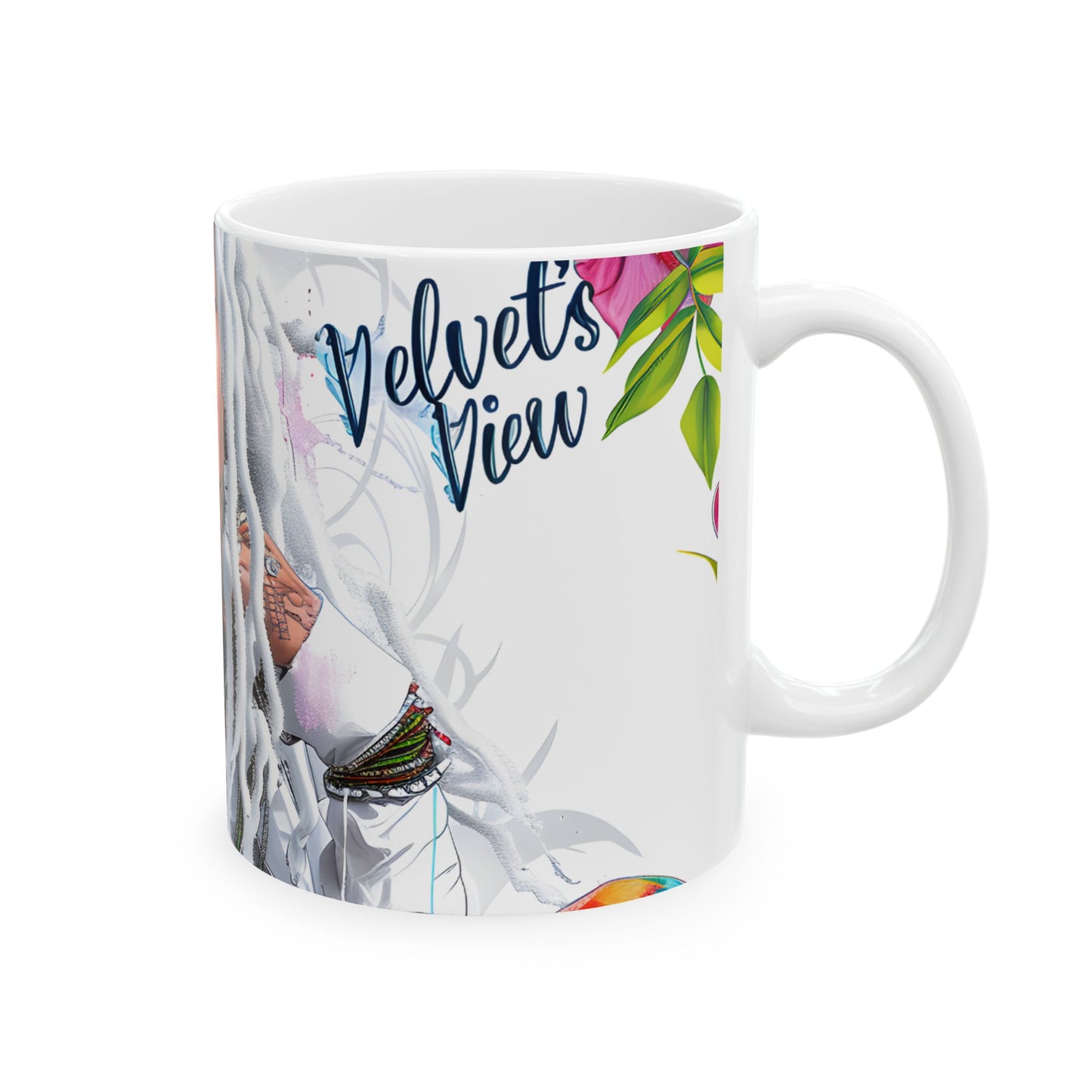 Serene Queens: A Collection of Regal Elegance - Ceramic Mug, (11oz, 15oz) - #2011