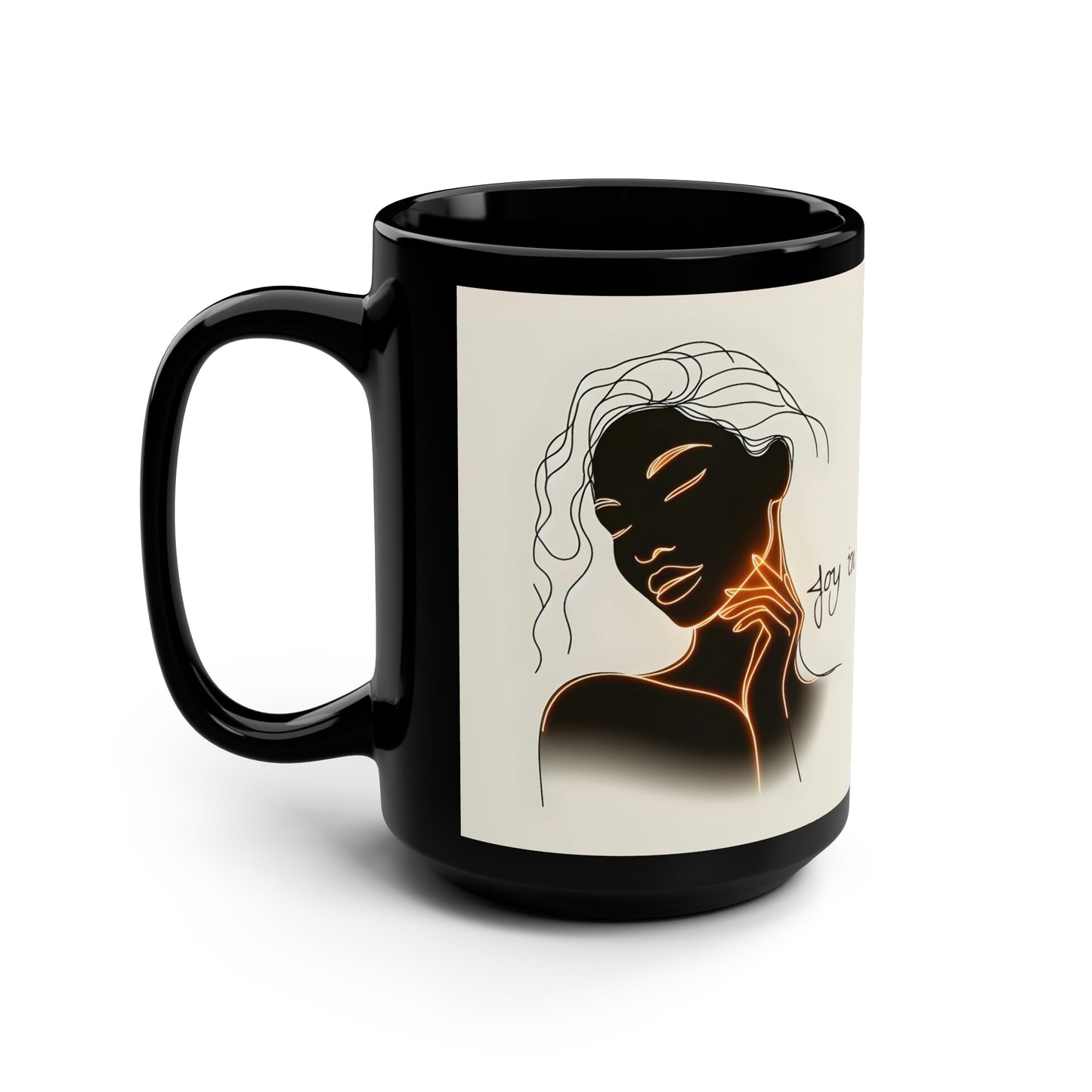 Black Mug, 15oz