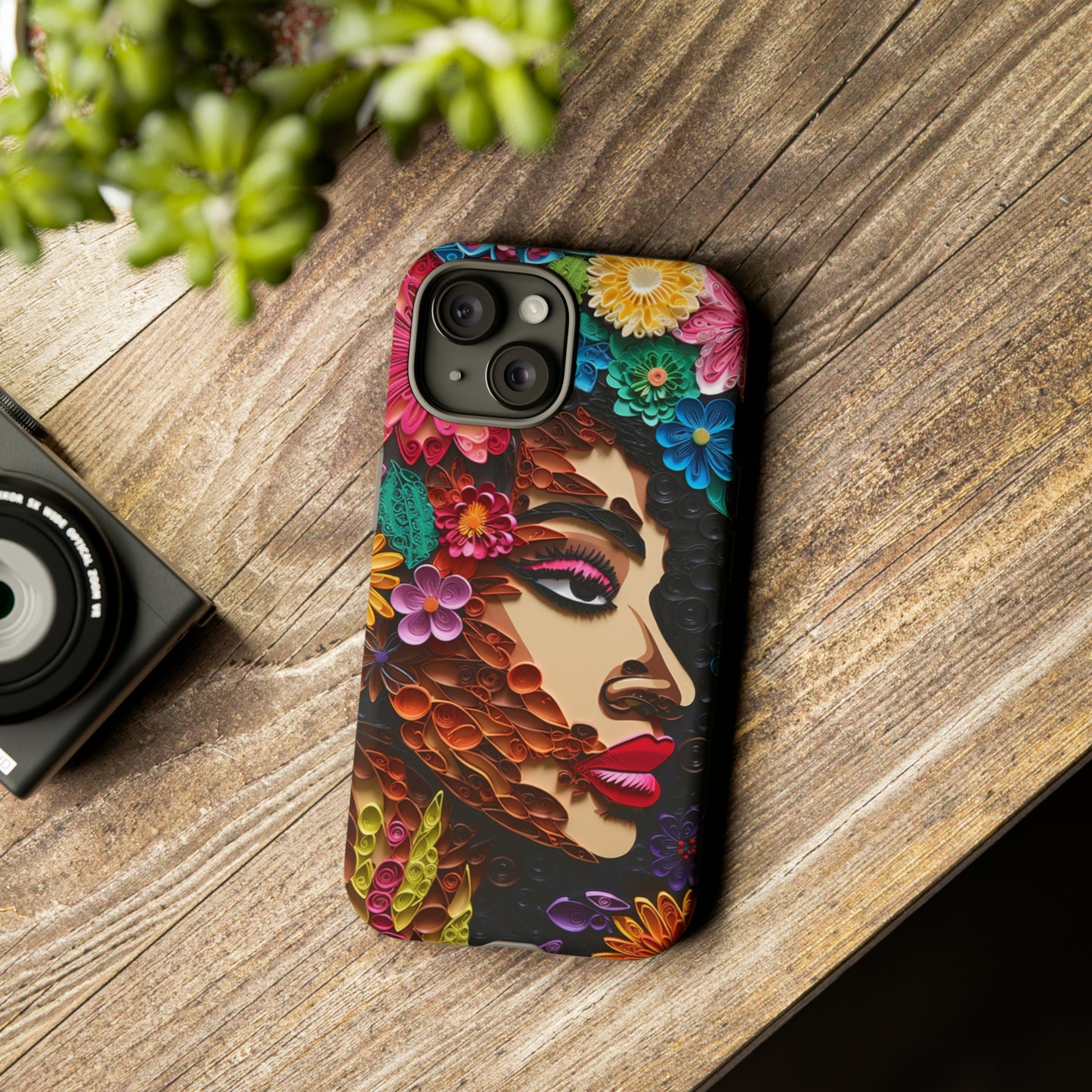 Tough Phone Cases - Black Girl Art - Velvet's