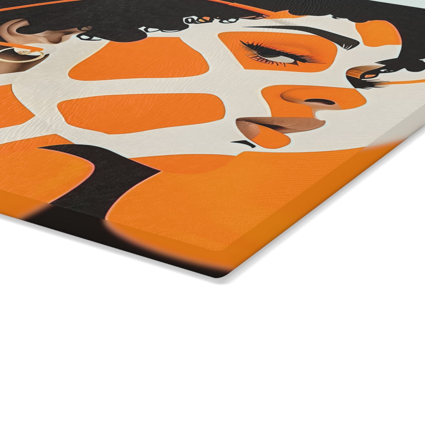 Giraffe Essence: A Fusion of Nature and Elegance Collection - Glass Cutting Board - #2012