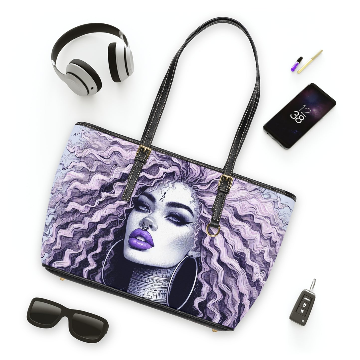 Ethereal Enchantment: Digital Art Collection - PU Leather Shoulder Bag - #2011
