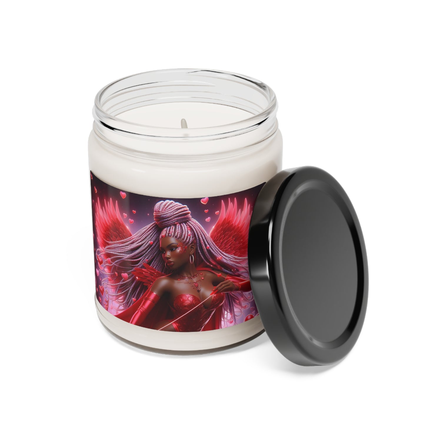 Scented Soy Candle - Black Girl Art - Velvet's View - 9oz