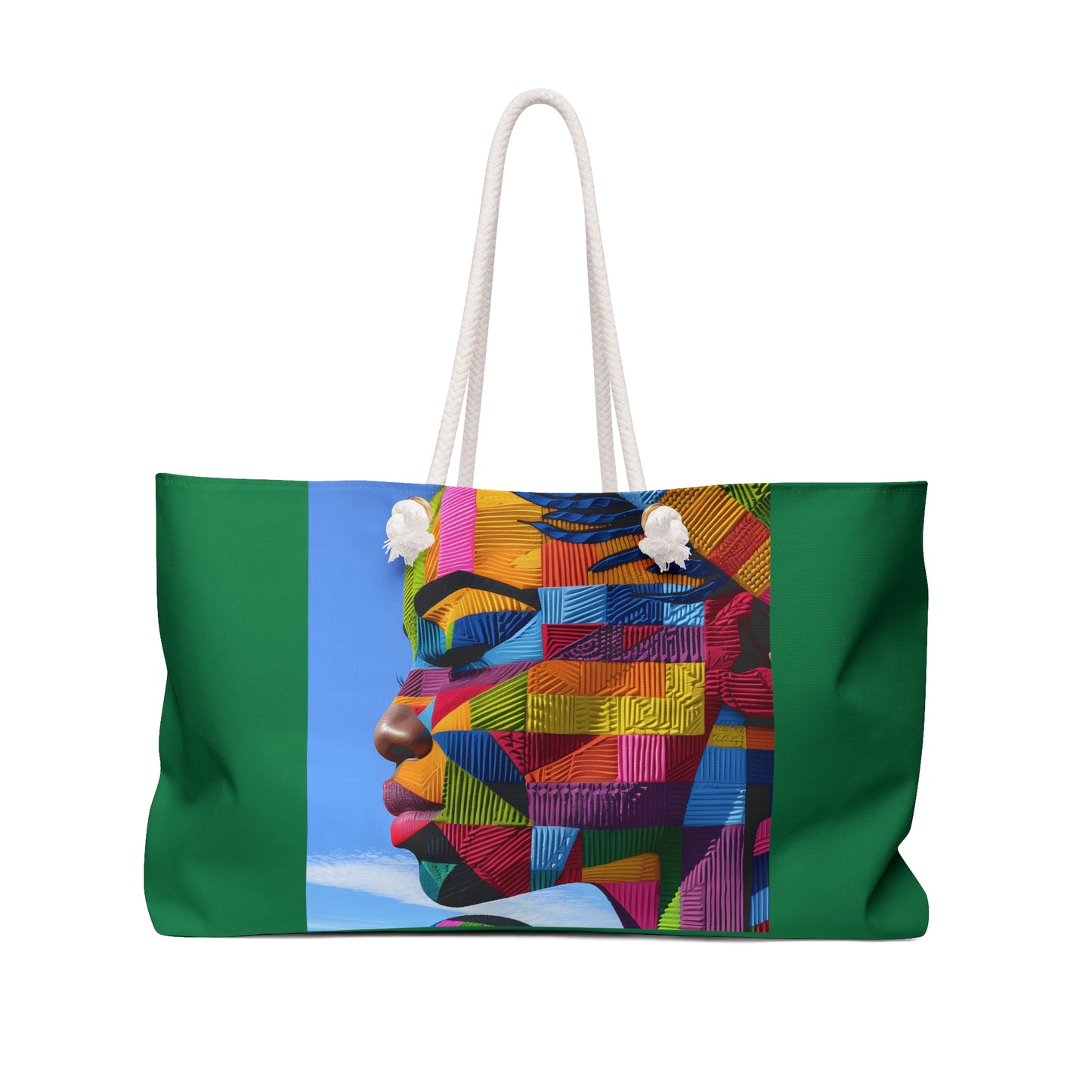 Weekender Bag - Afro Chic: A Celebration of Vibrant Elegance - #2020