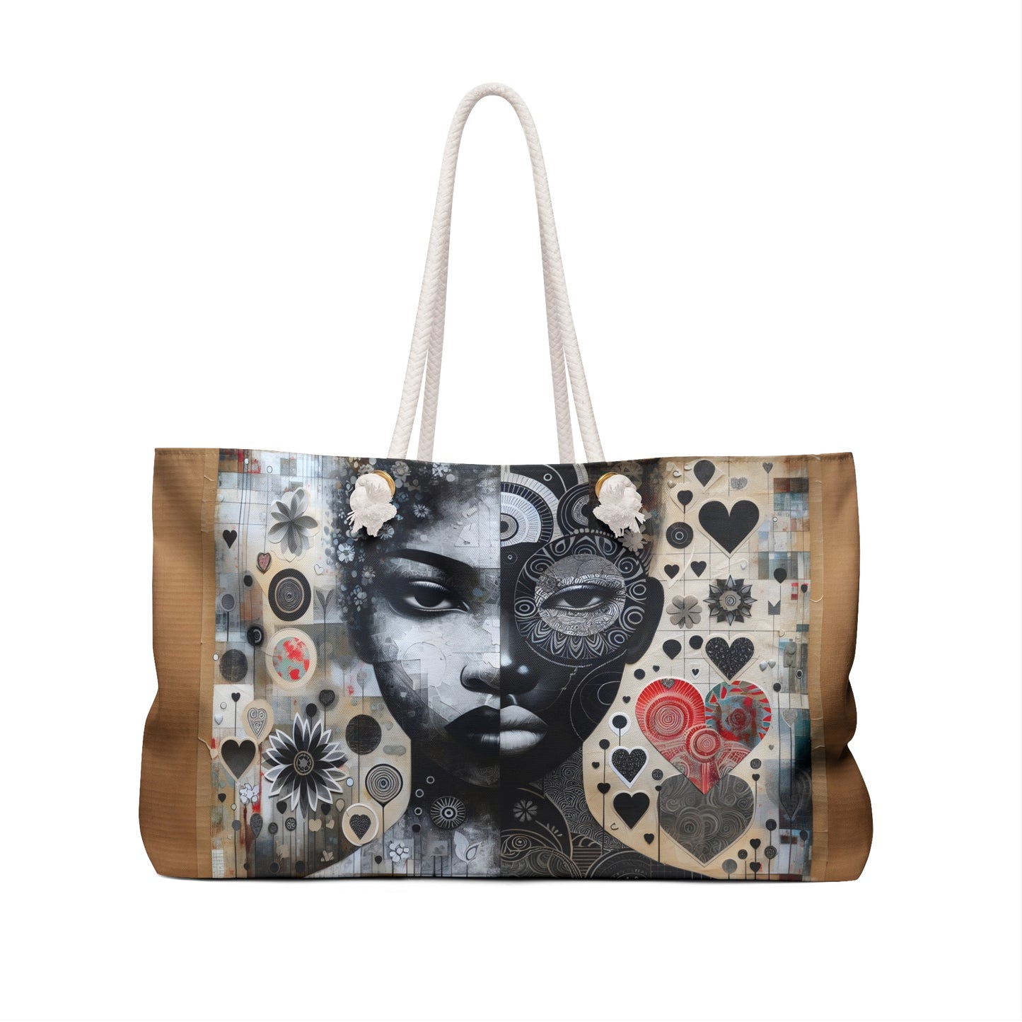 Heartfelt Reflections: Mixed Media Art Collection - Weekender Bag - #2013