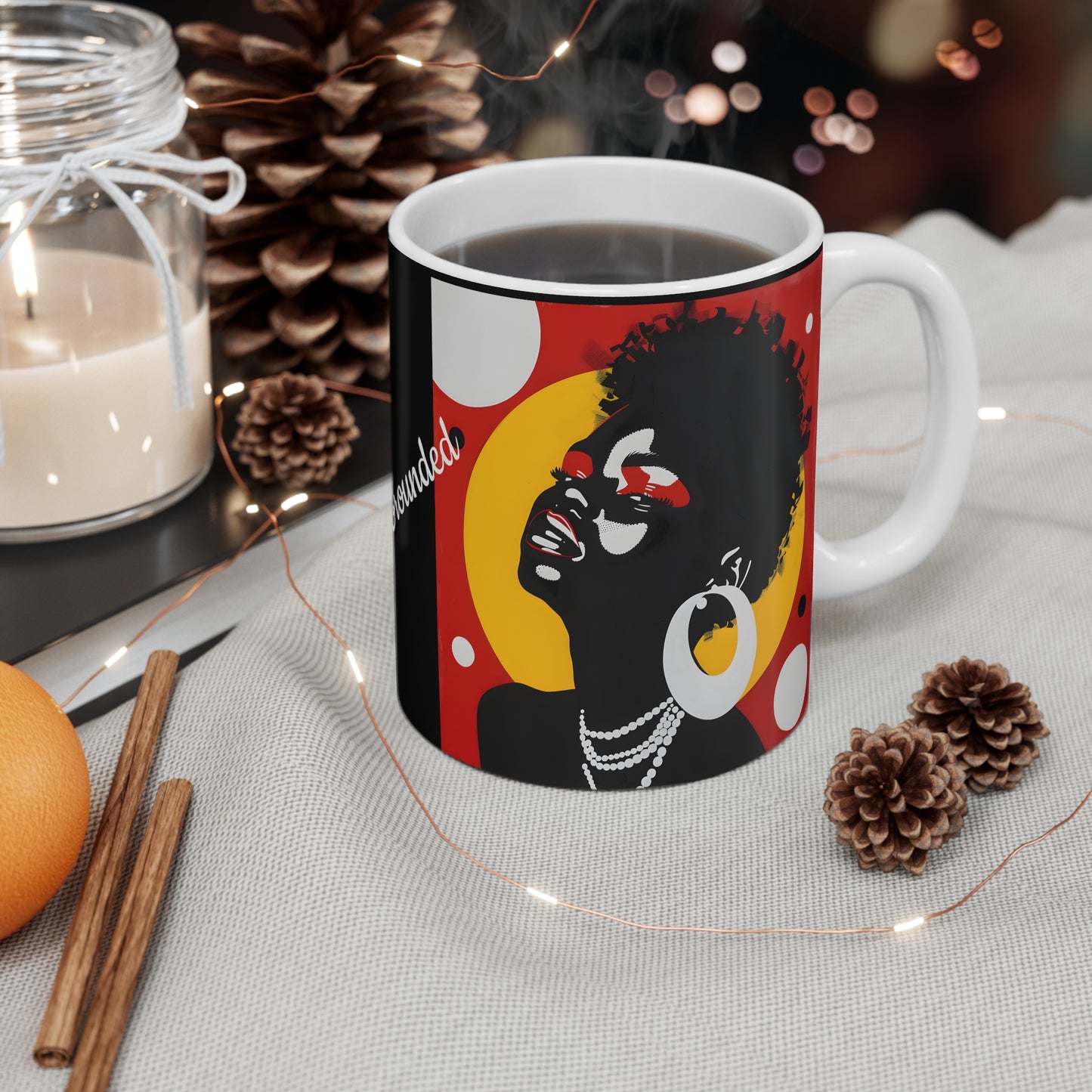 Mug Collection - Black Girl Art - Velvet's View - Vibrant Visions Collection