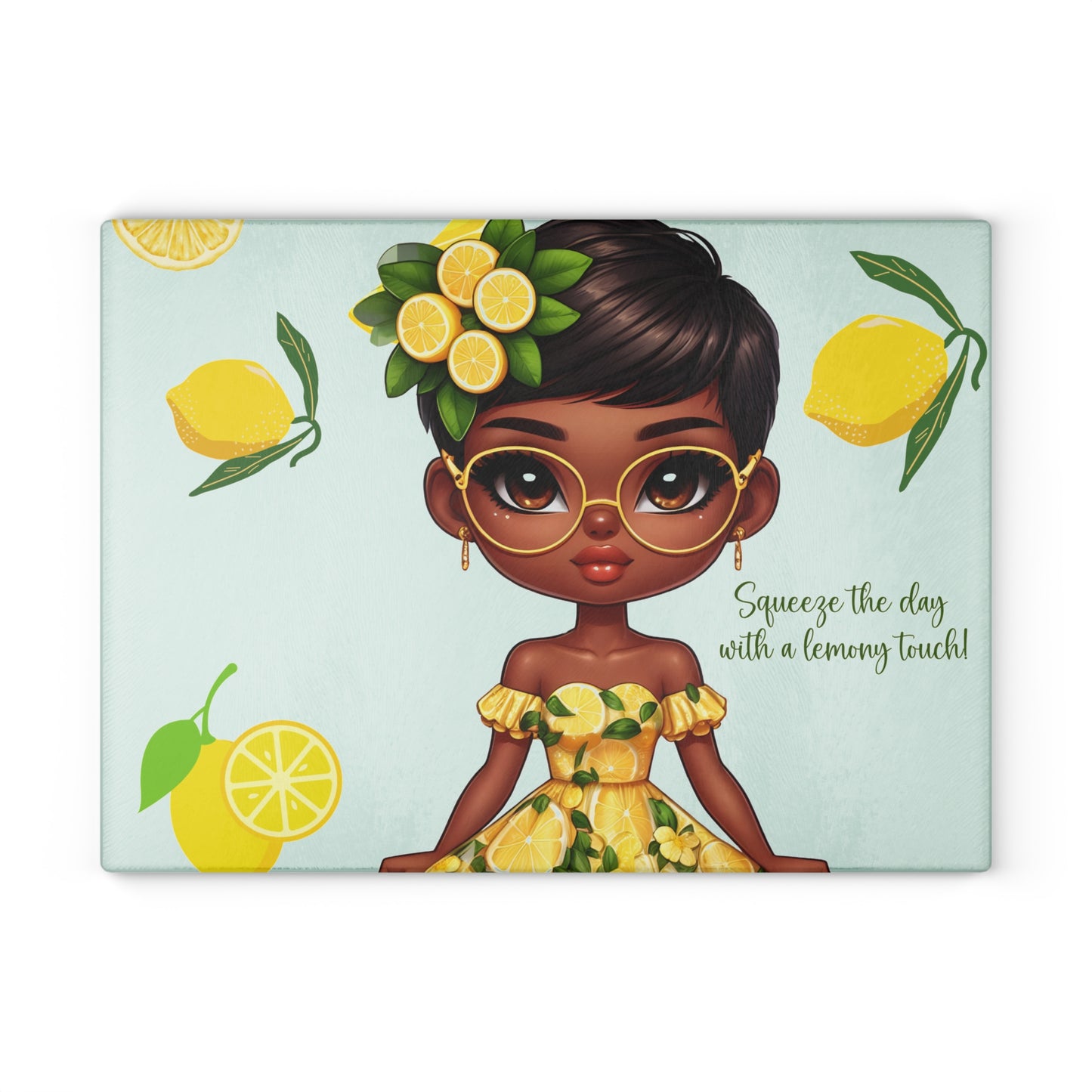 Glass Cutting Board - Velvet's View: The Lemon Delight Collection –2011