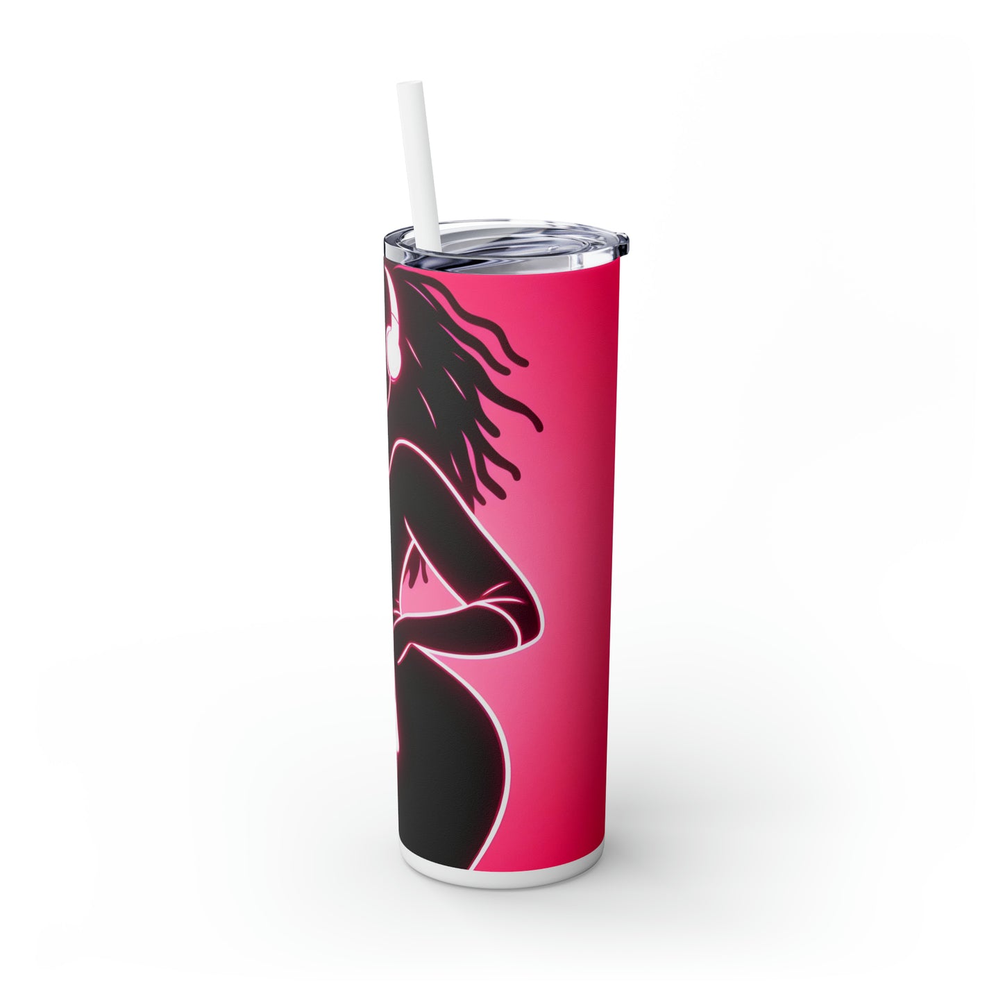 Skinny Tumbler with Straw, 20oz