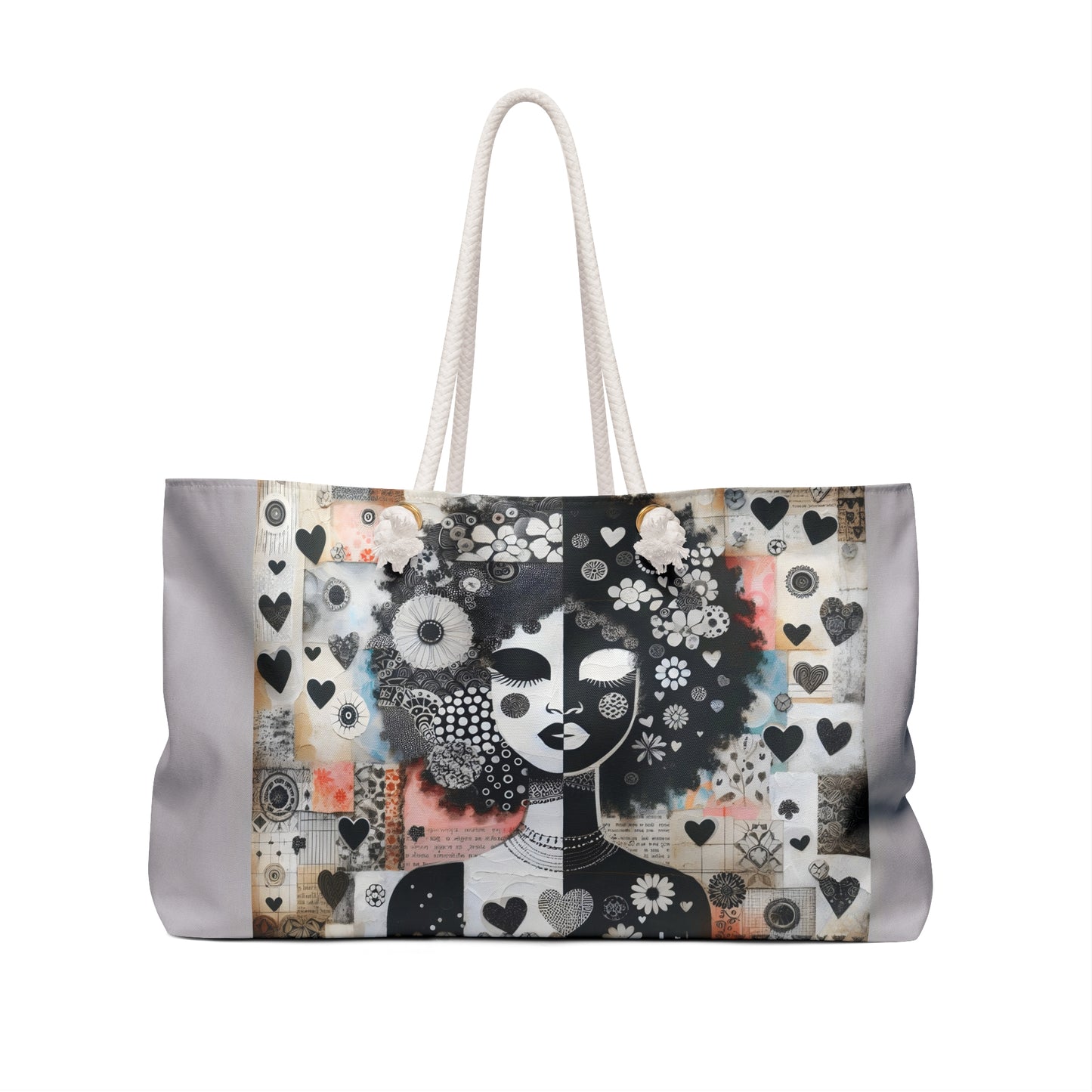 Heartfelt Reflections: Mixed Media Art Collection - Weekender Bag - #2012