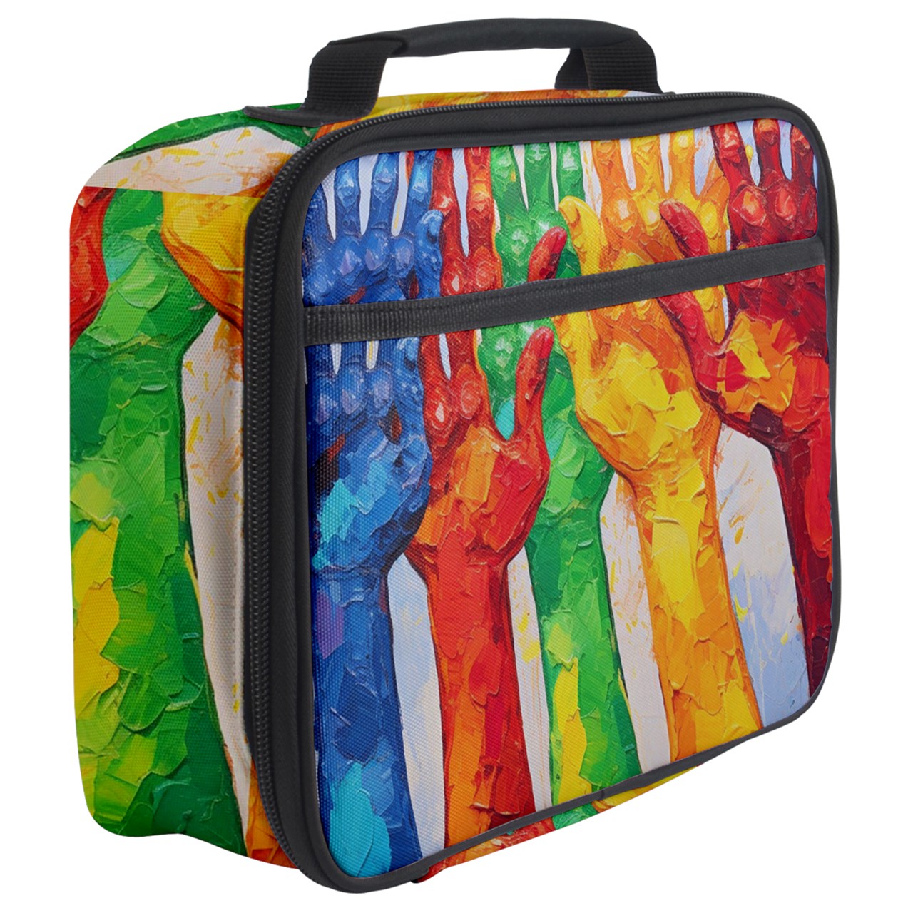 Radiant Hearts - Full Print Lunch Bag - #2011