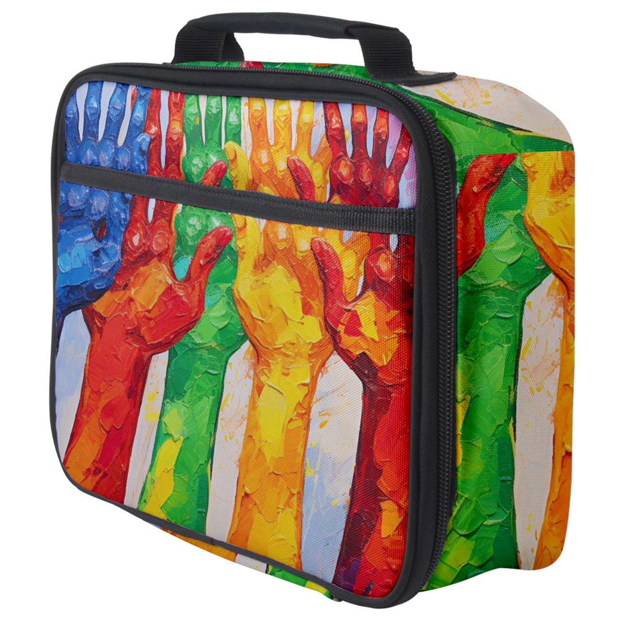 Radiant Hearts - Full Print Lunch Bag - #2011