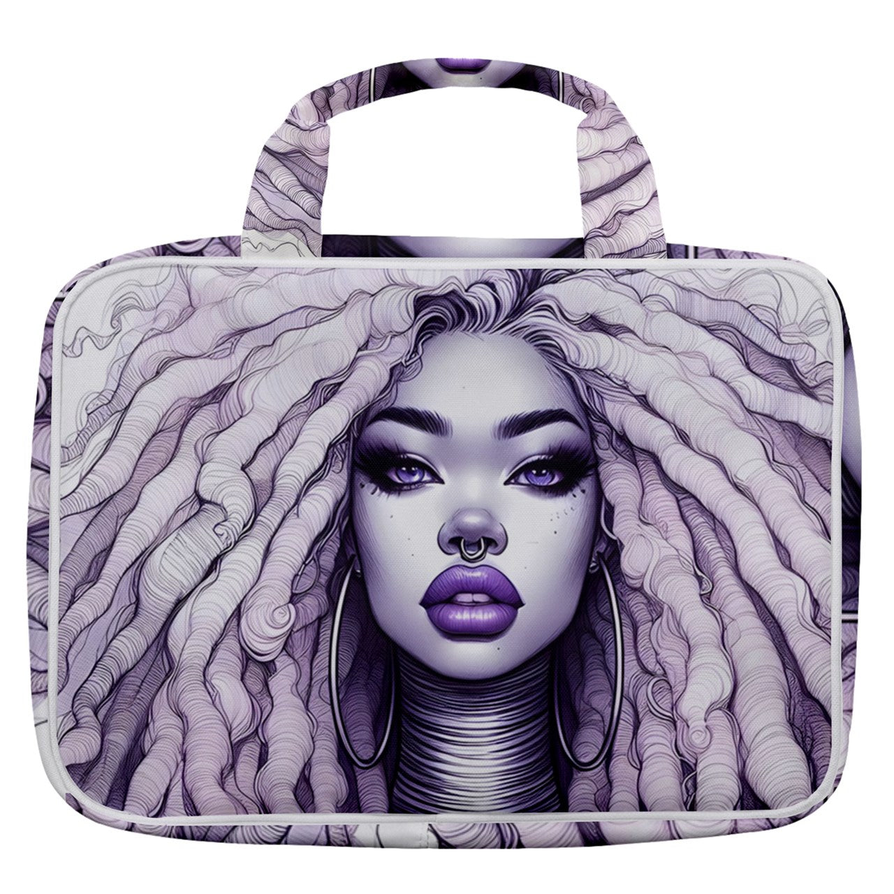 Ethereal Enchantment Collection: Travel Toiletry Bag With Hanging Hook - #2012