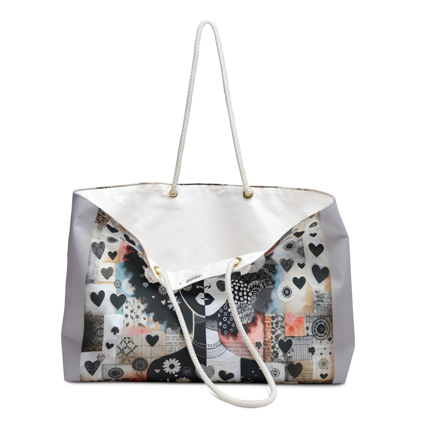 Heartfelt Reflections: Mixed Media Art Collection - Weekender Bag - #2012