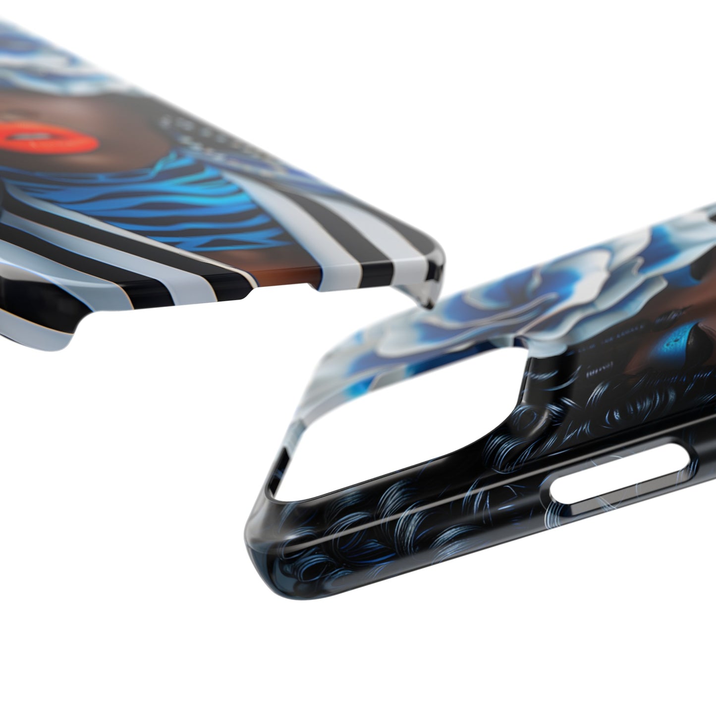 Slim Phone Cases - Black Girl Art - Velvet's View - Ethereal Vibrance