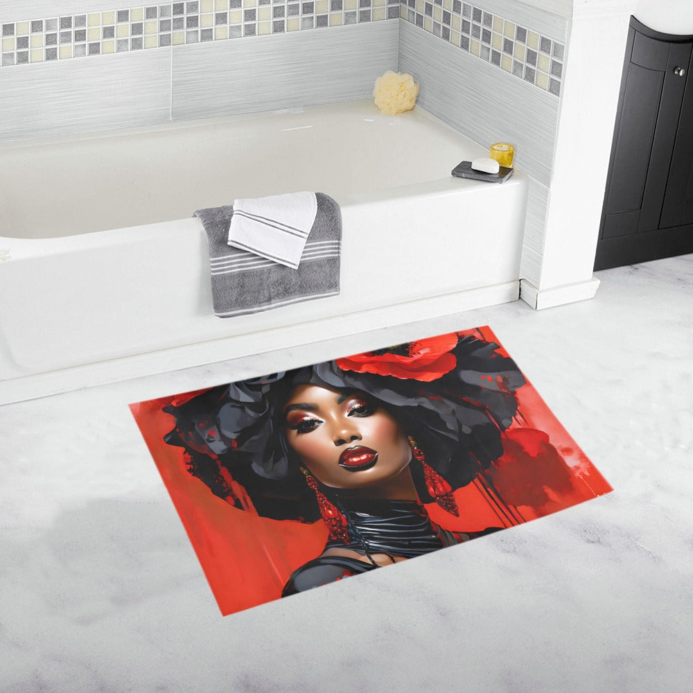 Bath Rug - Velvet's View - Bold Elegance - The Poppy Collection