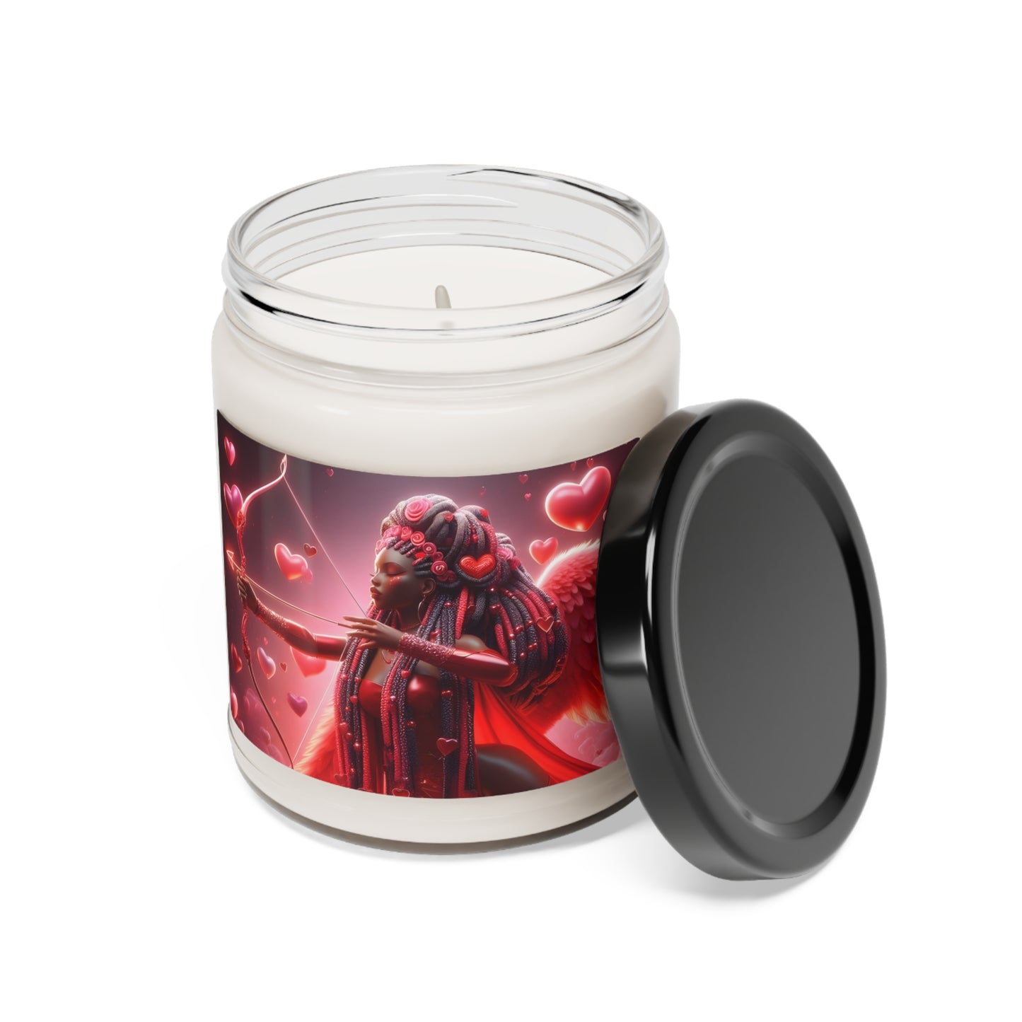 Scented Soy Candle - Black Girl Art - Velvet's View - 9oz