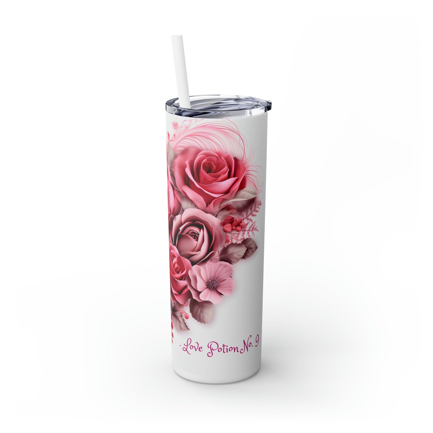 Skinny Tumbler with Straw, 20oz
