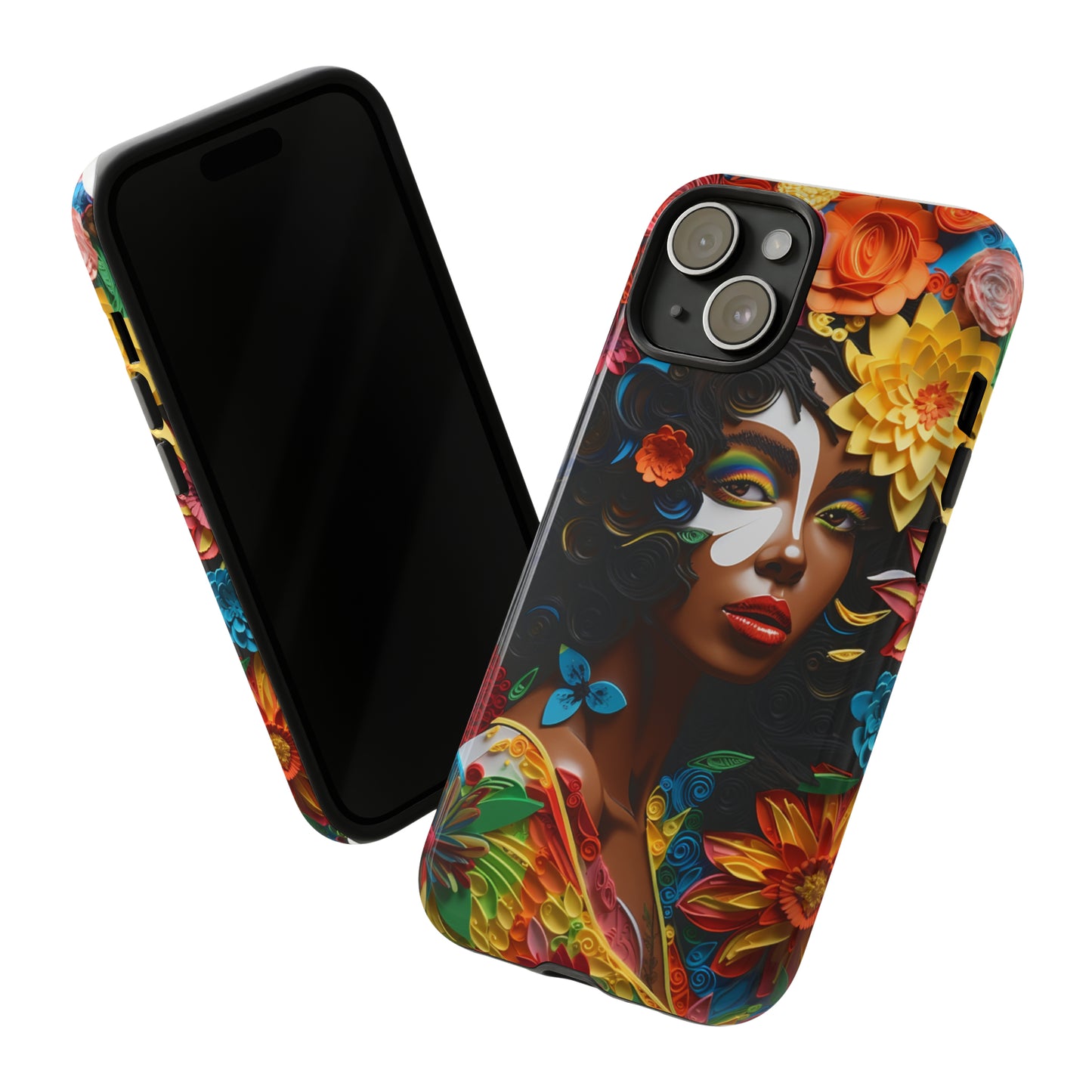 Tough Phone Cases - Black Girl Art - Velvet's