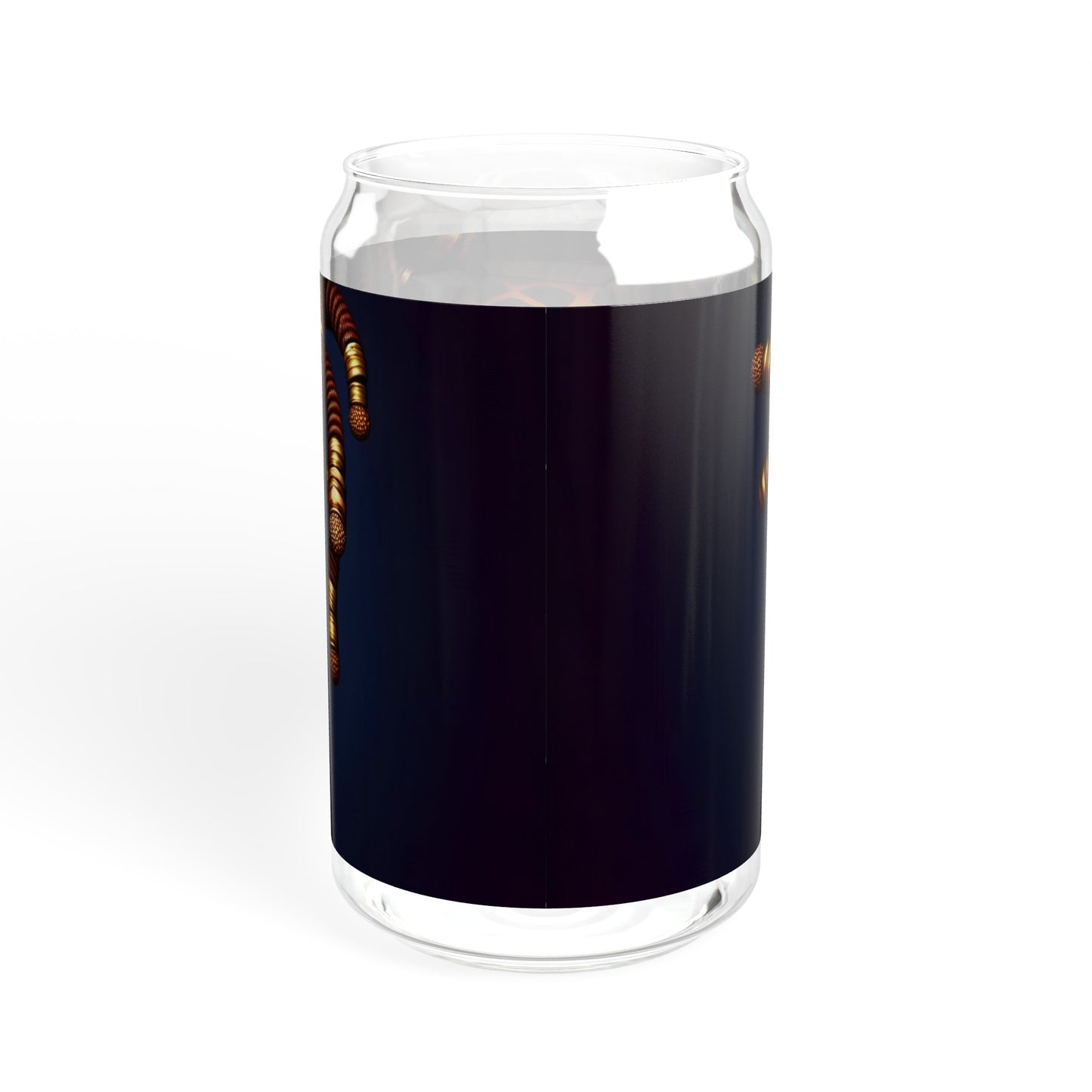 Sipper Glass - Black Girl Art - Velvet's View - Regal Radiance Collection - 16oz