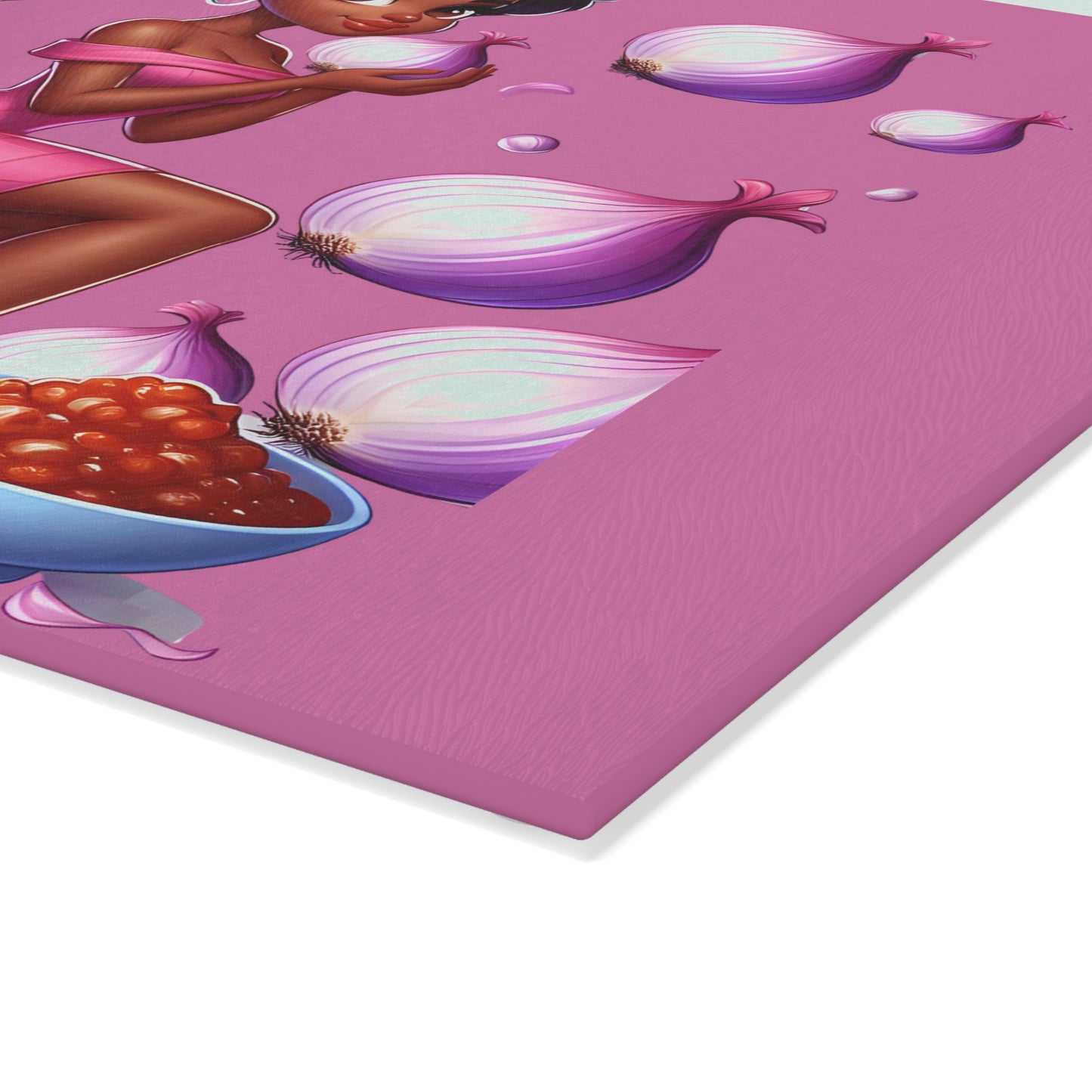 Glass Cutting Board - Onion Delight Glass Cutting Boards Collection 2011