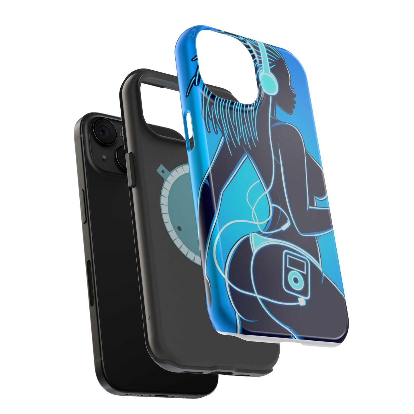 MagSafe Tough Phone Cases - Black Girl Art - Velvet's View