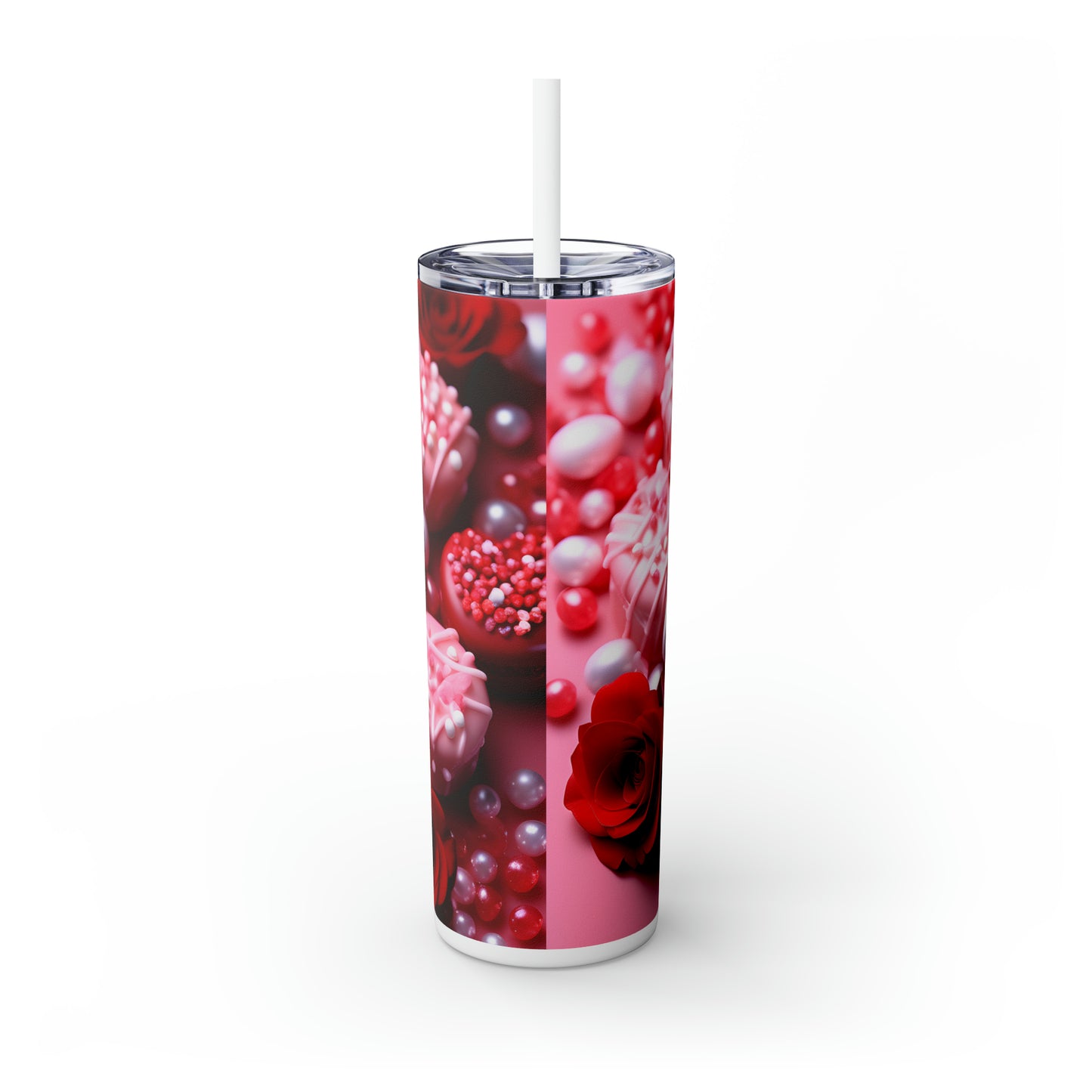 Skinny Tumbler with Straw, 20oz