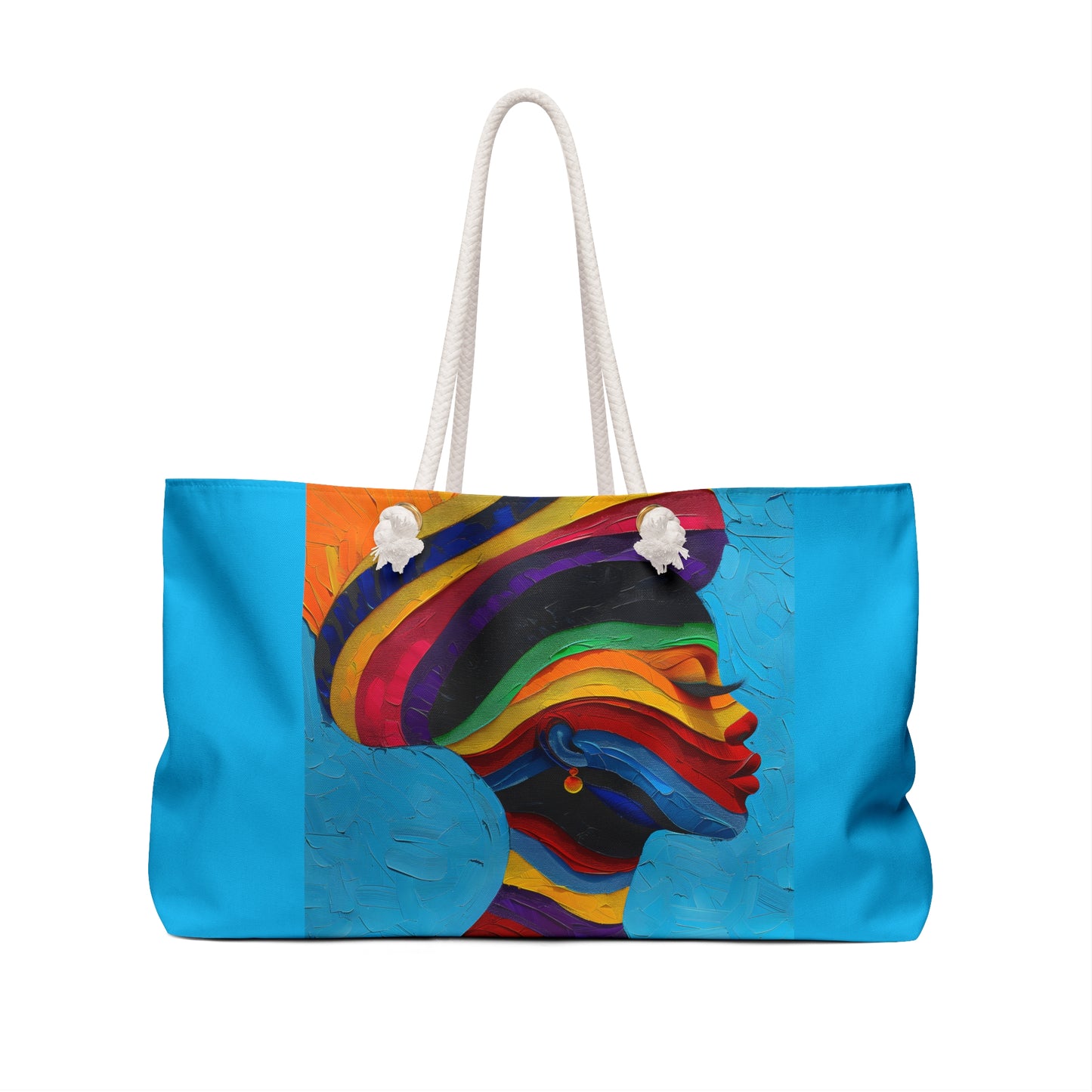 Weekender Bag - Afro Chic: A Celebration of Vibrant Elegance - #2019