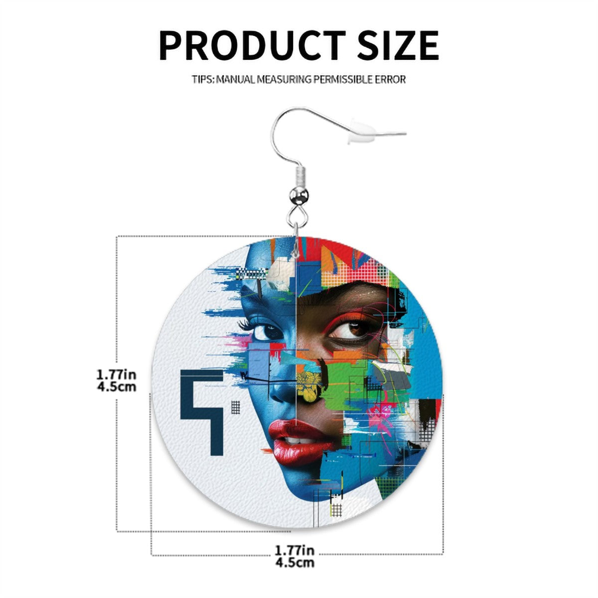 Leather Round Earrings - Velvet's View