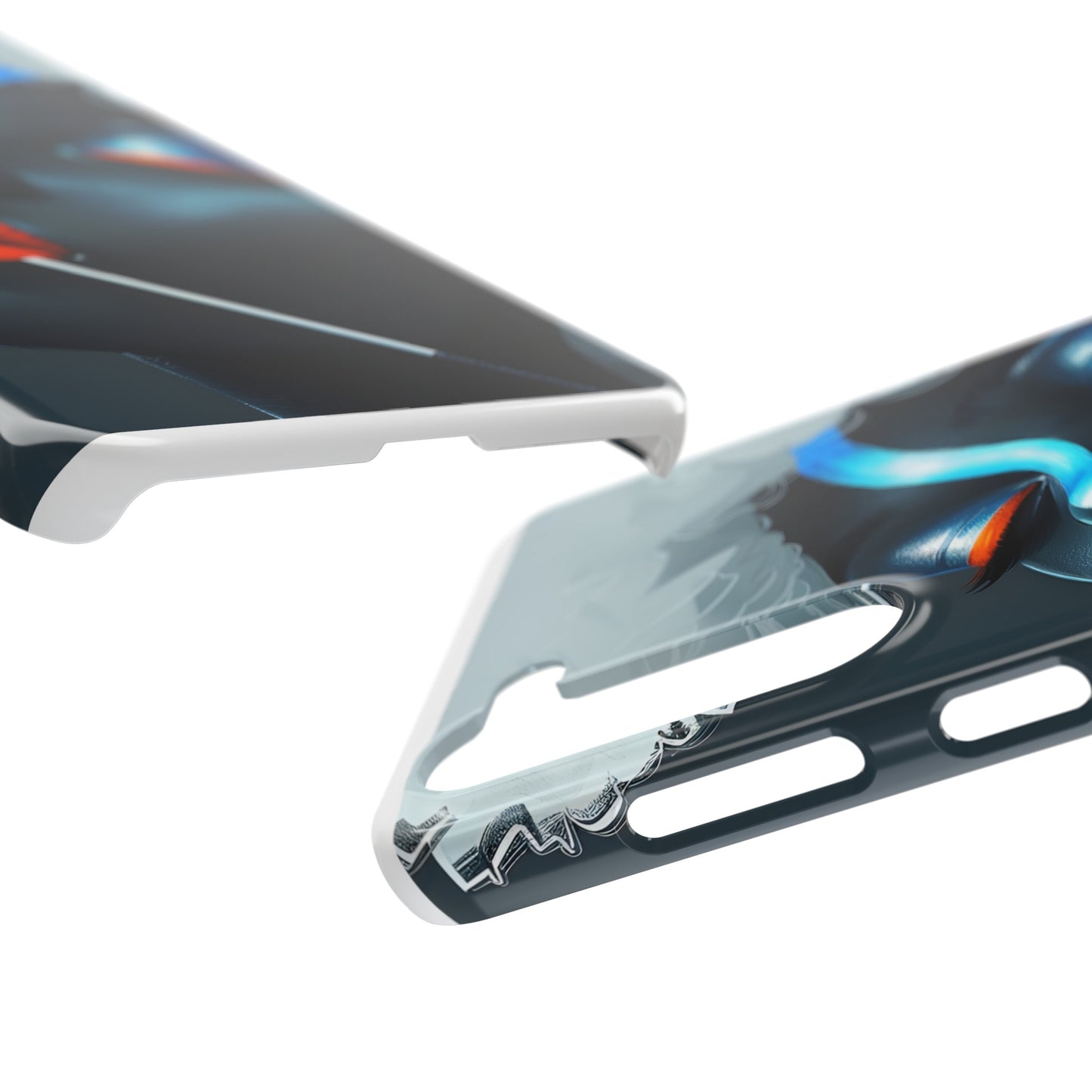 Slim Phone Cases - Black Girl Art - Velvet's View - Ethereal Vibrance