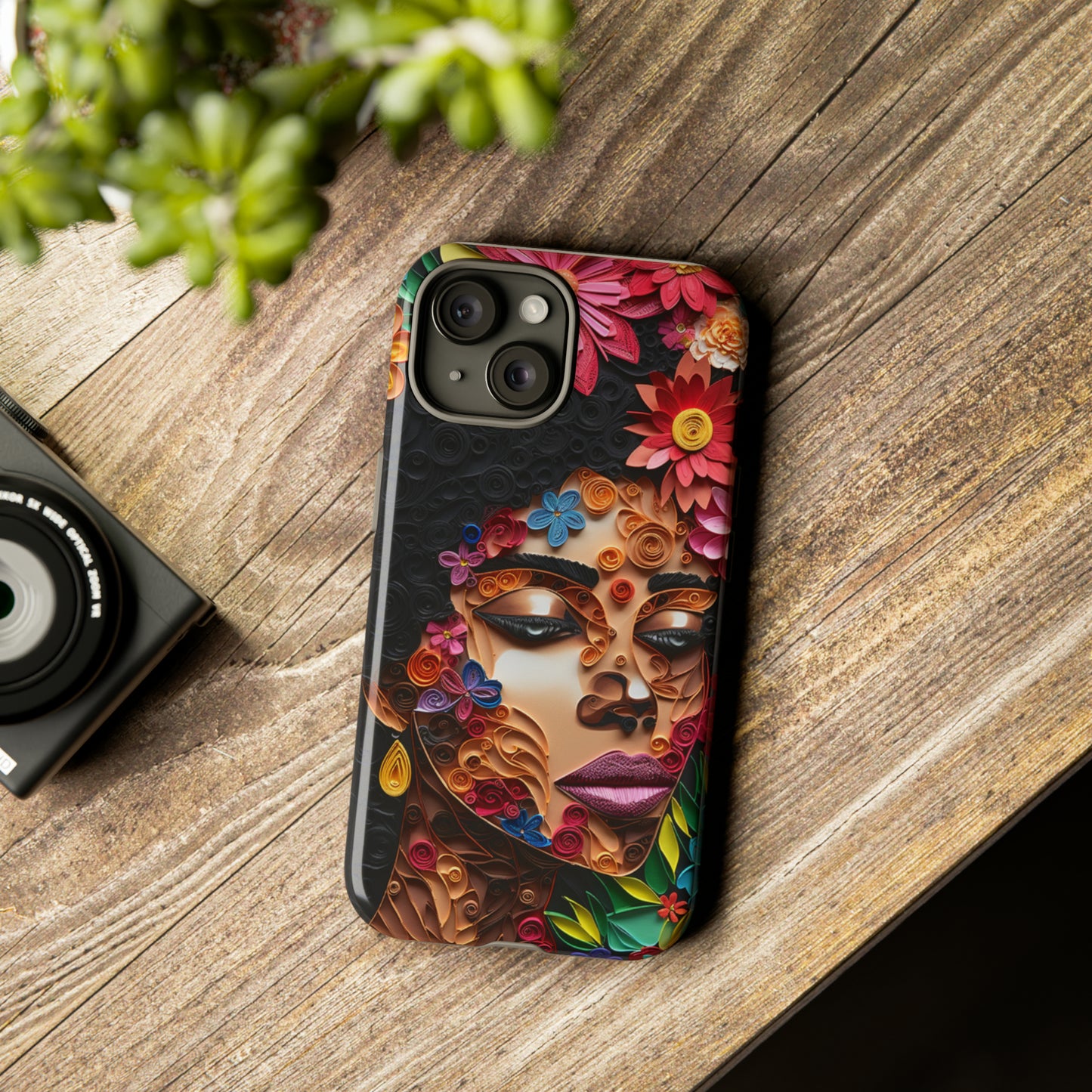 Tough Phone Cases - Black Girl Art - Velvet's