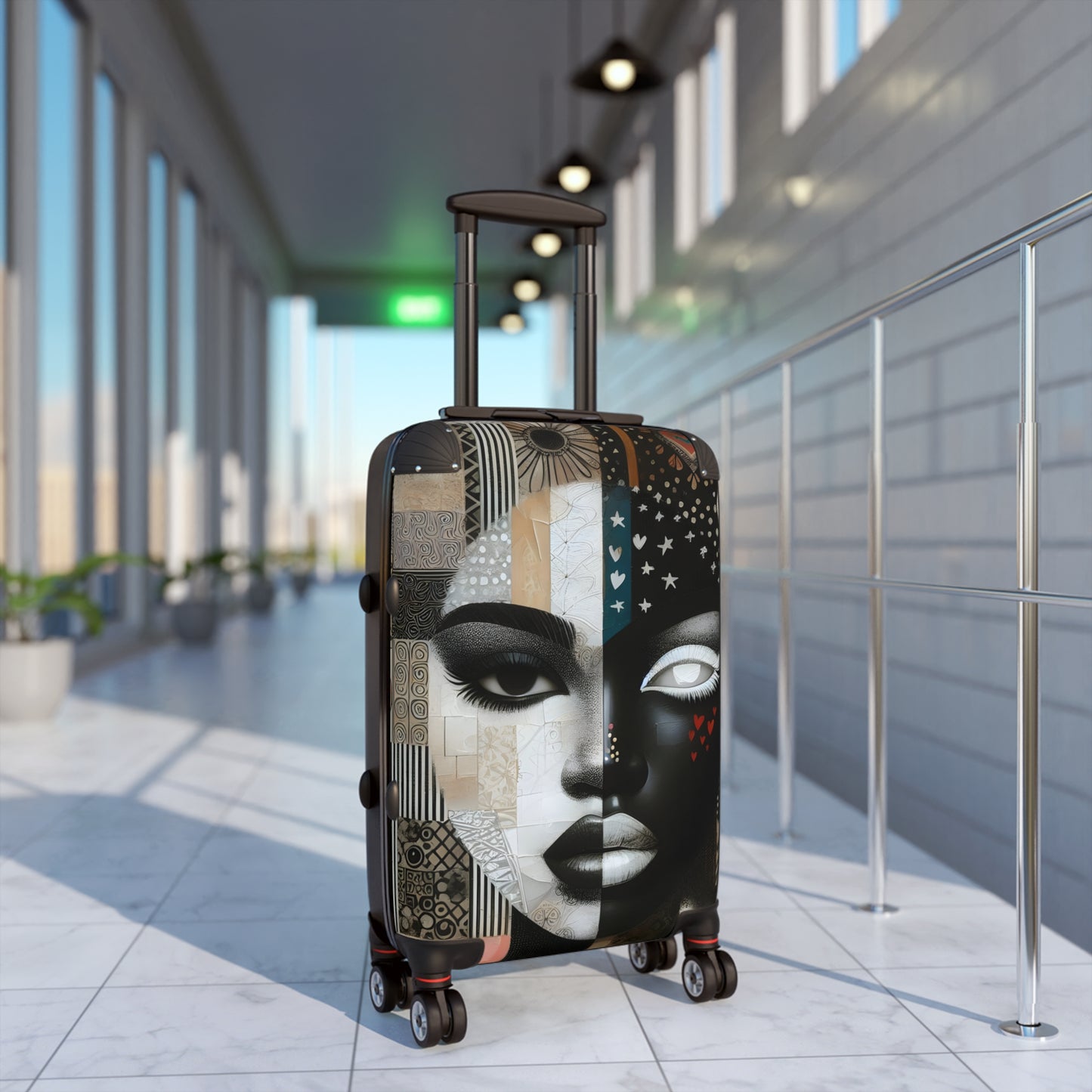 Heartfelt Reflections: Mixed Media Art Collection - Suitcase - #2021