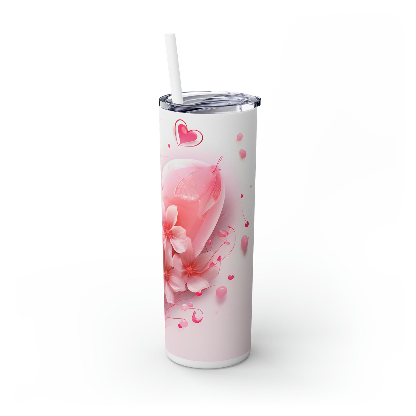 Skinny Tumbler with Straw, 20oz