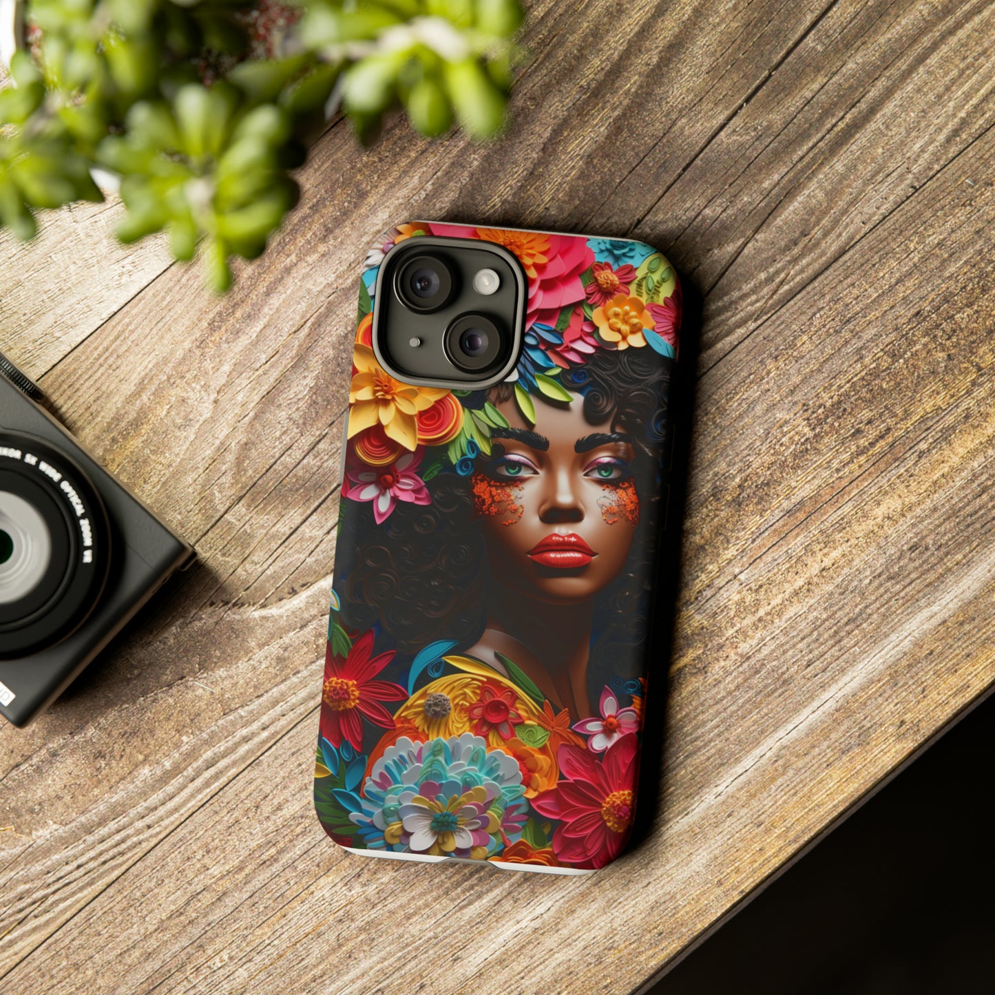 Tough Phone Cases - Black Girl Art - Velvet's