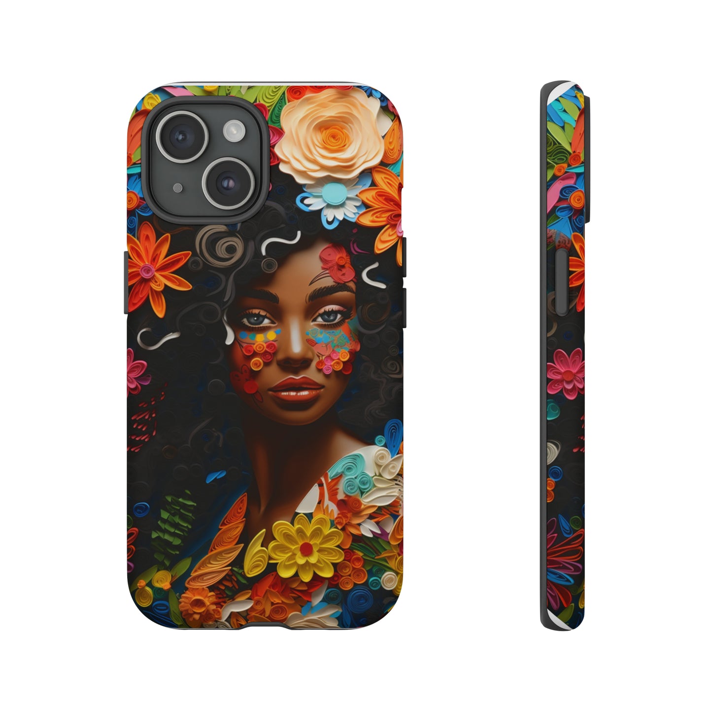 Tough Phone Cases - Black Girl Art - Velvet's