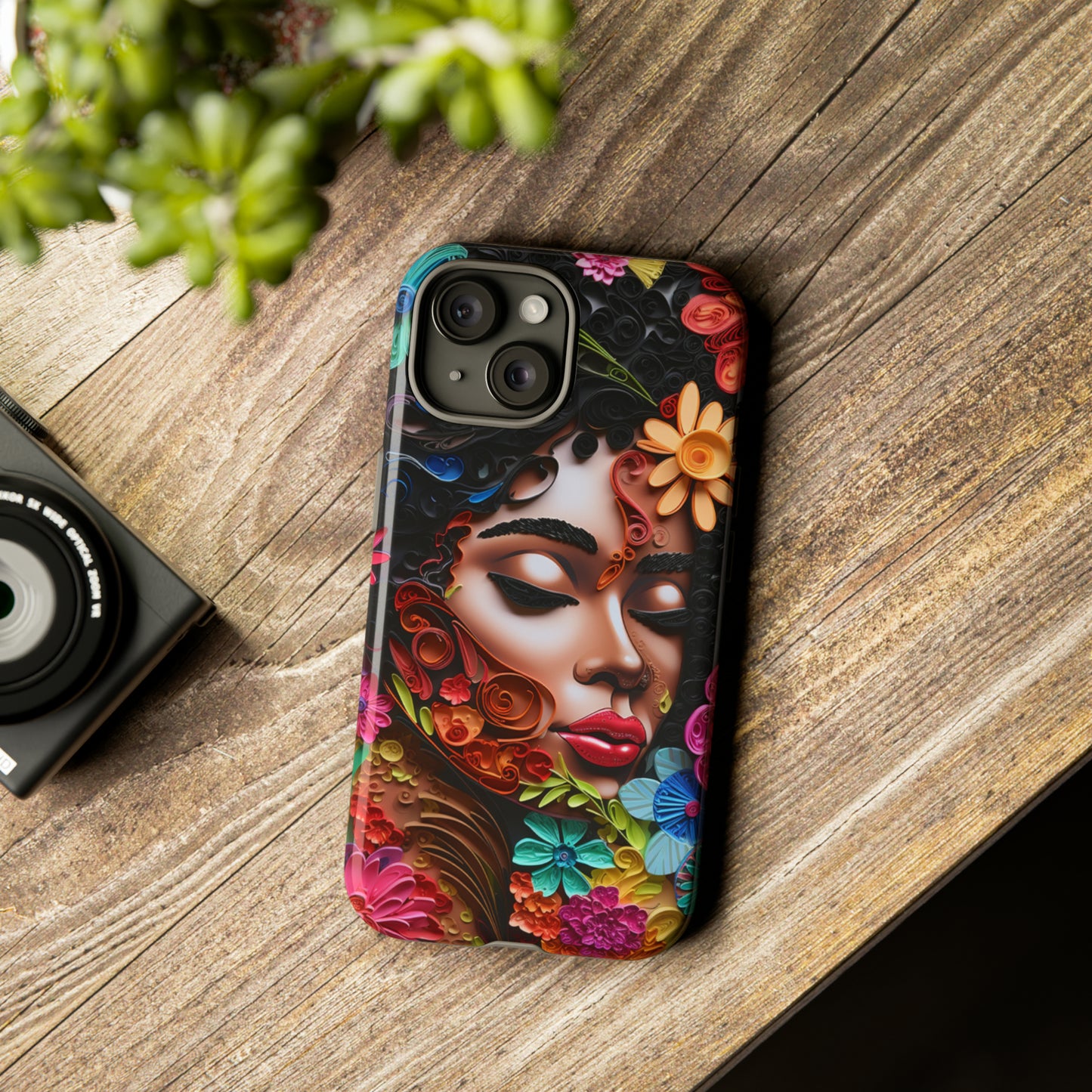 Tough Phone Cases - Black Girl Art - Velvet's