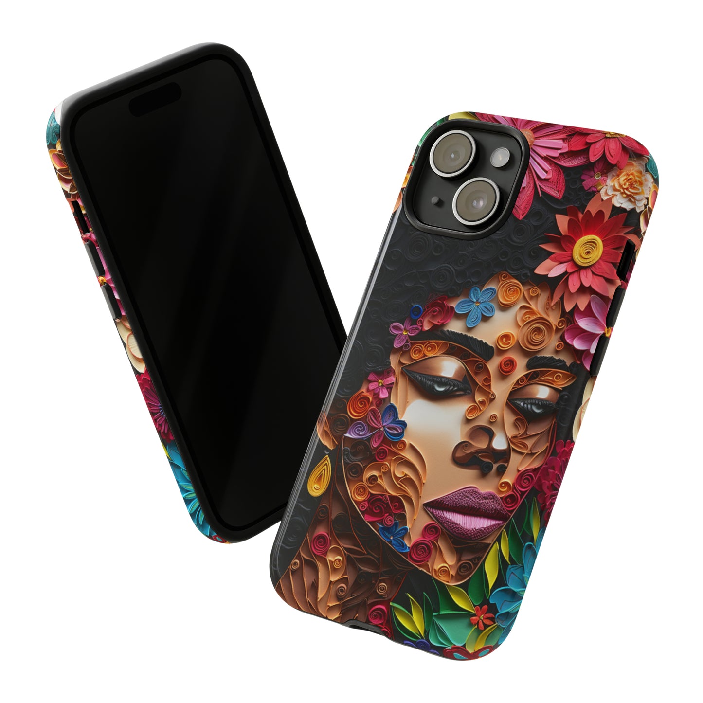 Tough Phone Cases - Black Girl Art - Velvet's