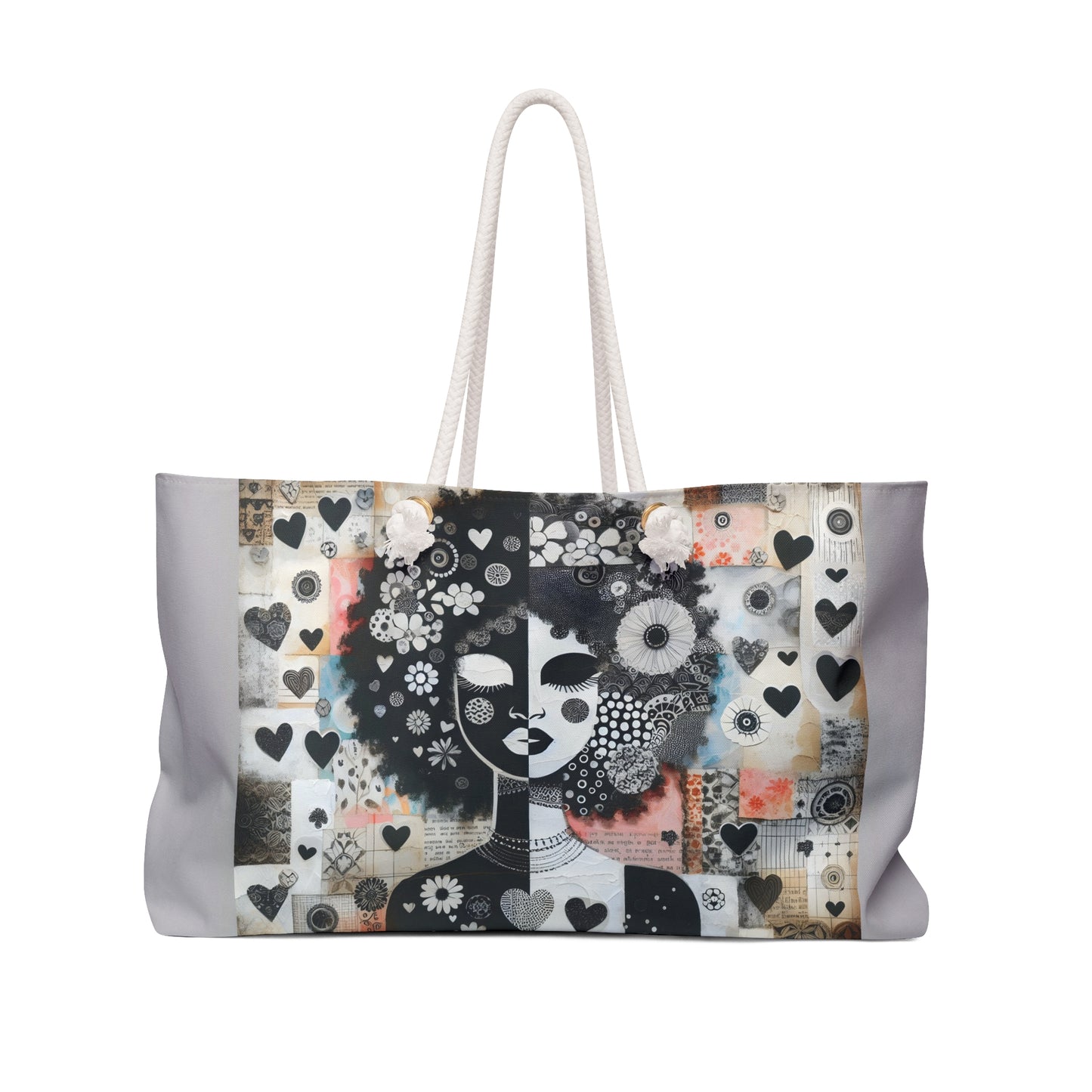 Heartfelt Reflections: Mixed Media Art Collection - Weekender Bag - #2012